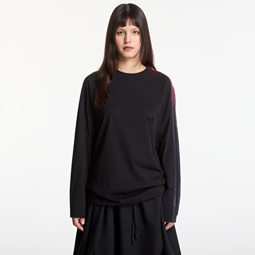 Y-3 Oversized Gradient Stripes Long Sleeve T-Shirt UNISEX Black