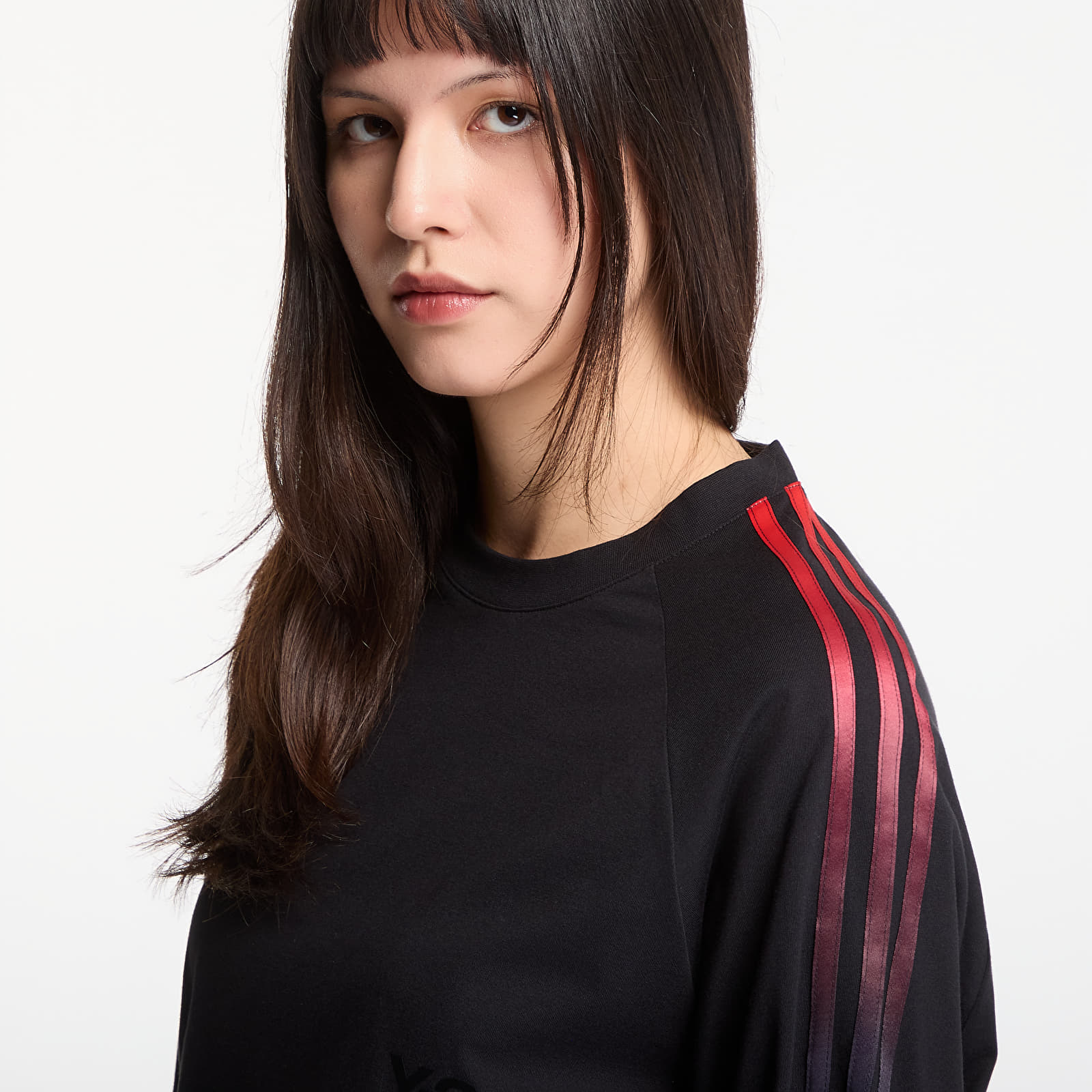 T-shirts Y-3 Oversized Gradient Stripes Long Sleeve T-Shirt UNISEX Black