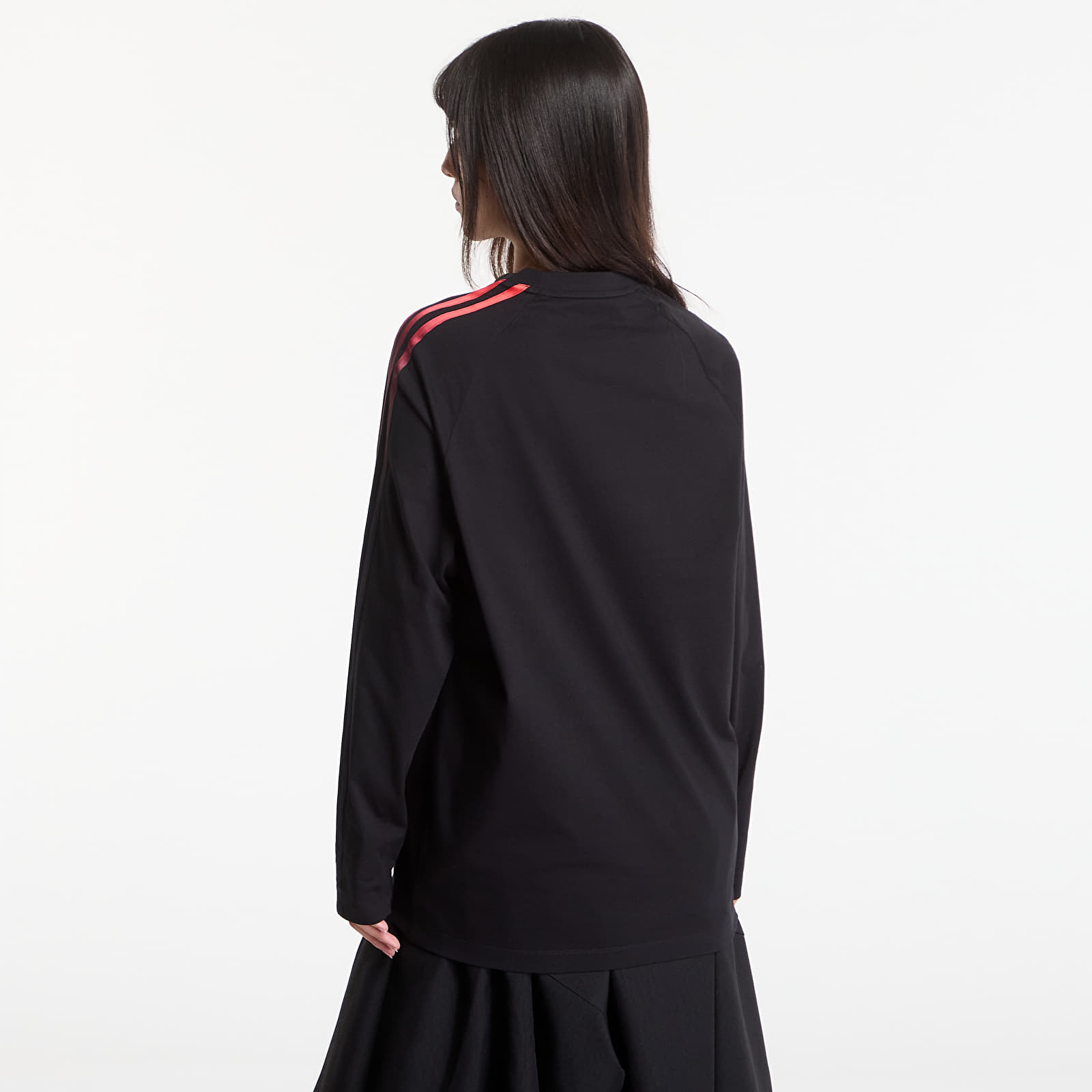 T-shirts Y-3 Oversized Gradient Stripes Long Sleeve T-Shirt UNISEX Black