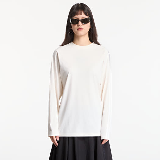 Y-3 Oversized Gradient Stripes Long Sleeve T-Shirt UNISEX Chalk White