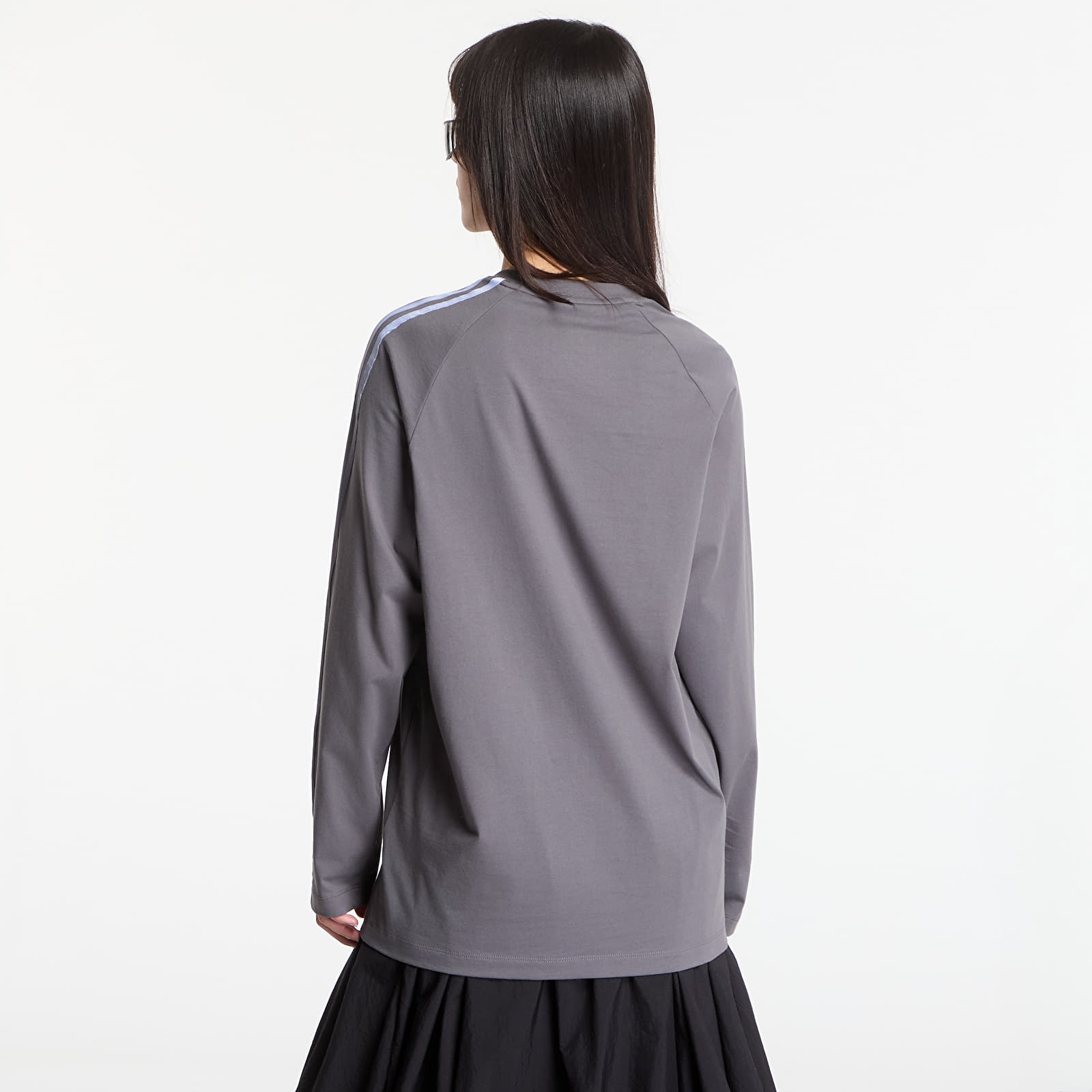 T-shirts Y-3 Oversized Gradient Stripes Long Sleeve T-Shirt UNISEX Grey Five