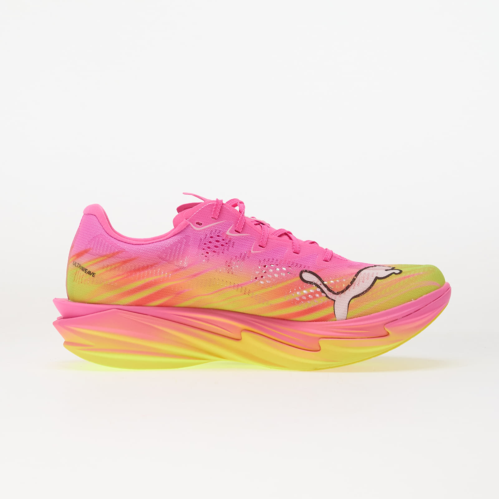 Chaussures et baskets homme Puma Deviate NITRO Elite 4 ST Poison Pink/ Yellow Alert