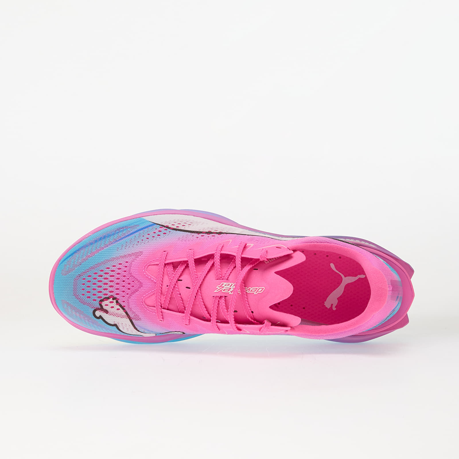 Chaussures et baskets homme Puma Deviate NITRO Elite 4 ST Poison Pink/ Yellow Alert