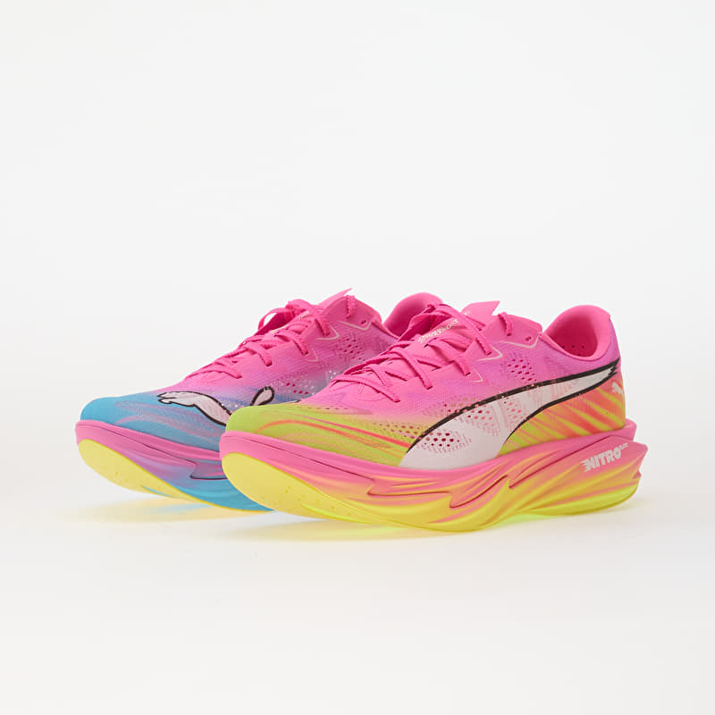 Puma Deviate NITRO Elite 4 ST Poison Pink/ Yellow Alert | Footshop