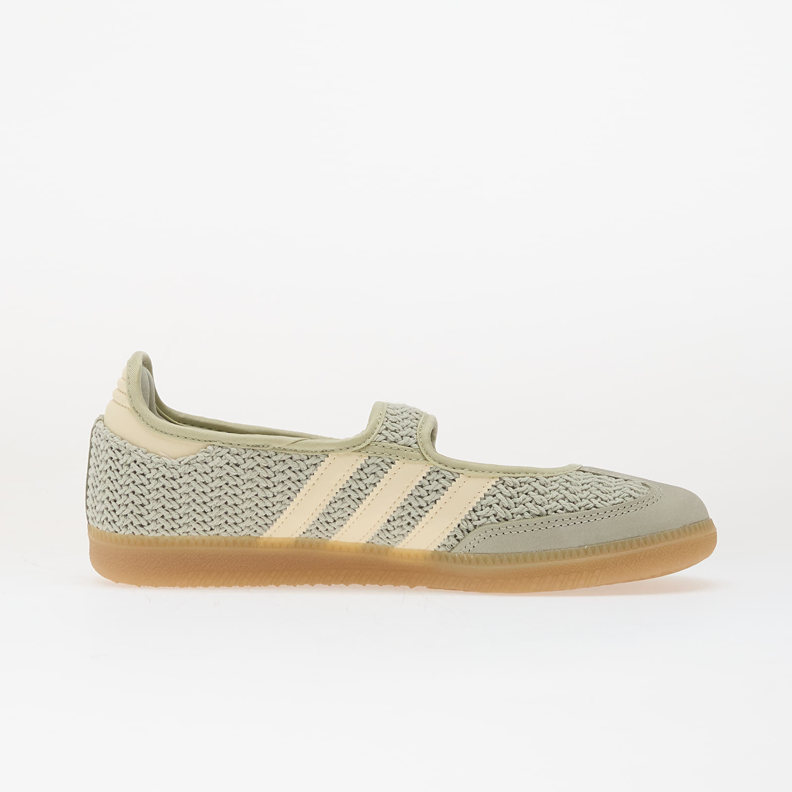 Sapatos de mulher adidas Samba Jane Halo Green/ Warm Vanilla/ Gold Met.