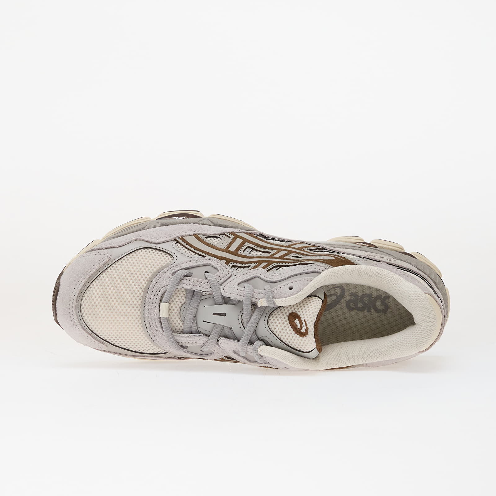 Herren Sneaker und Schuhe Asics Gel-NYC Cream/ Cement Grey 