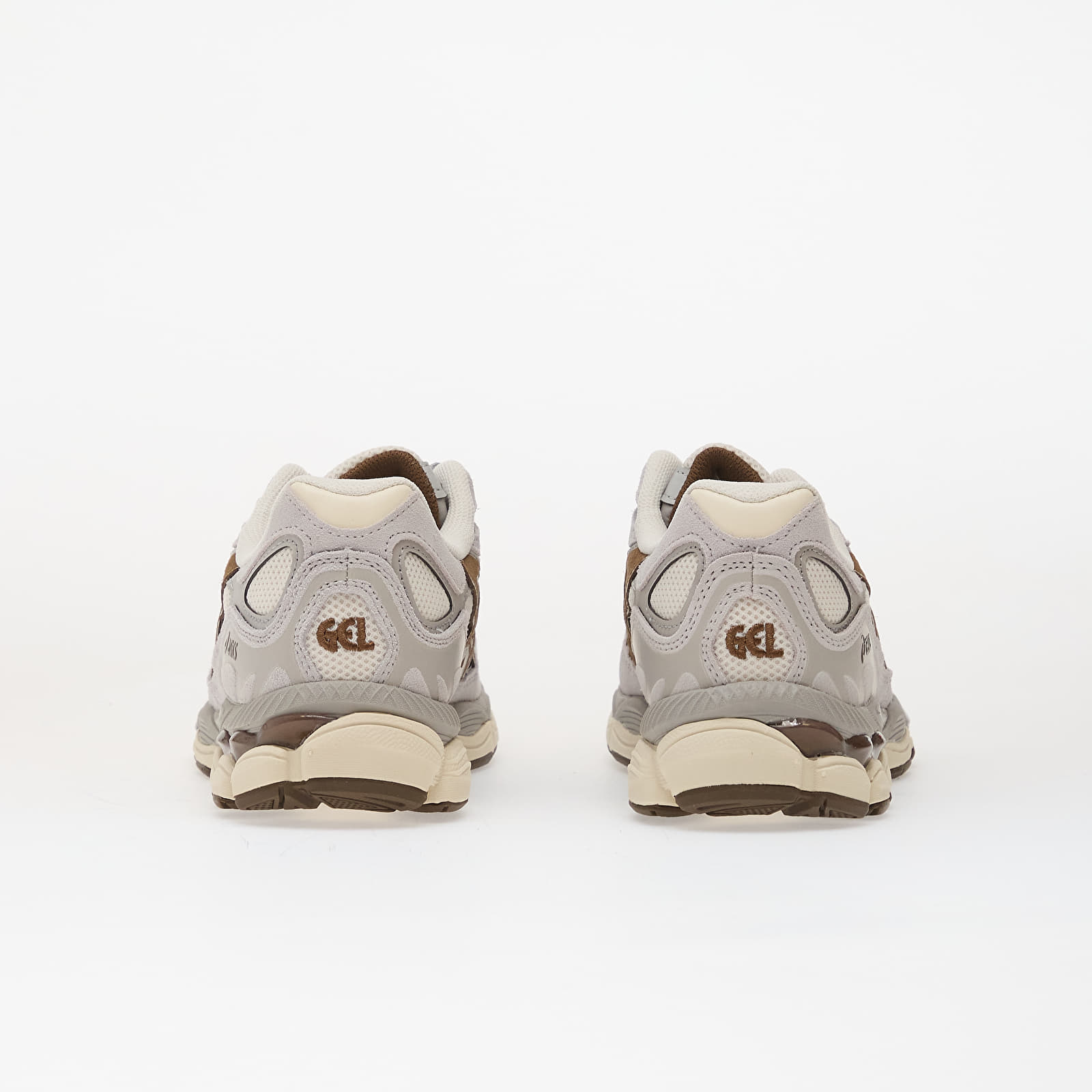 Herren Sneaker und Schuhe Asics Gel-NYC Cream/ Cement Grey 