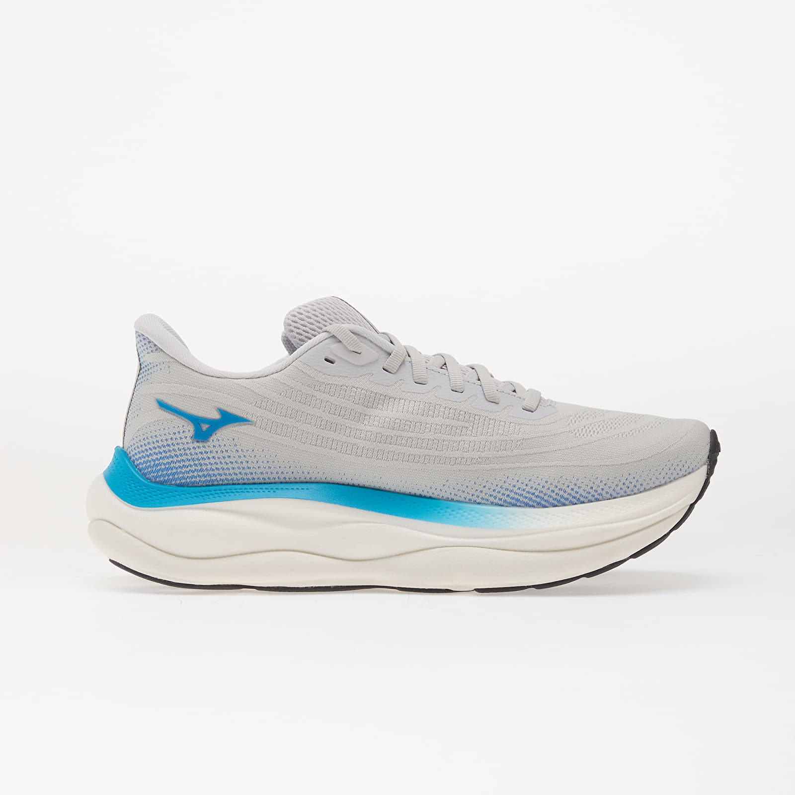 Мужская обувь Mizuno WAVE SKY 9 Cloudscape/ Blue Jewel/ Lava Orange