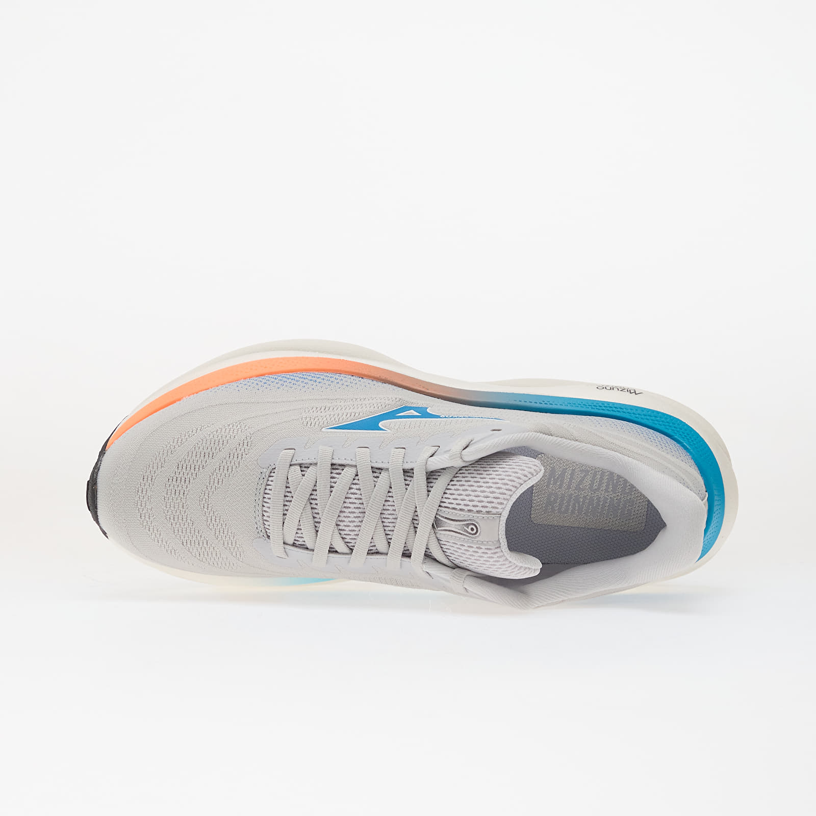 Мужская обувь Mizuno WAVE SKY 9 Cloudscape/ Blue Jewel/ Lava Orange