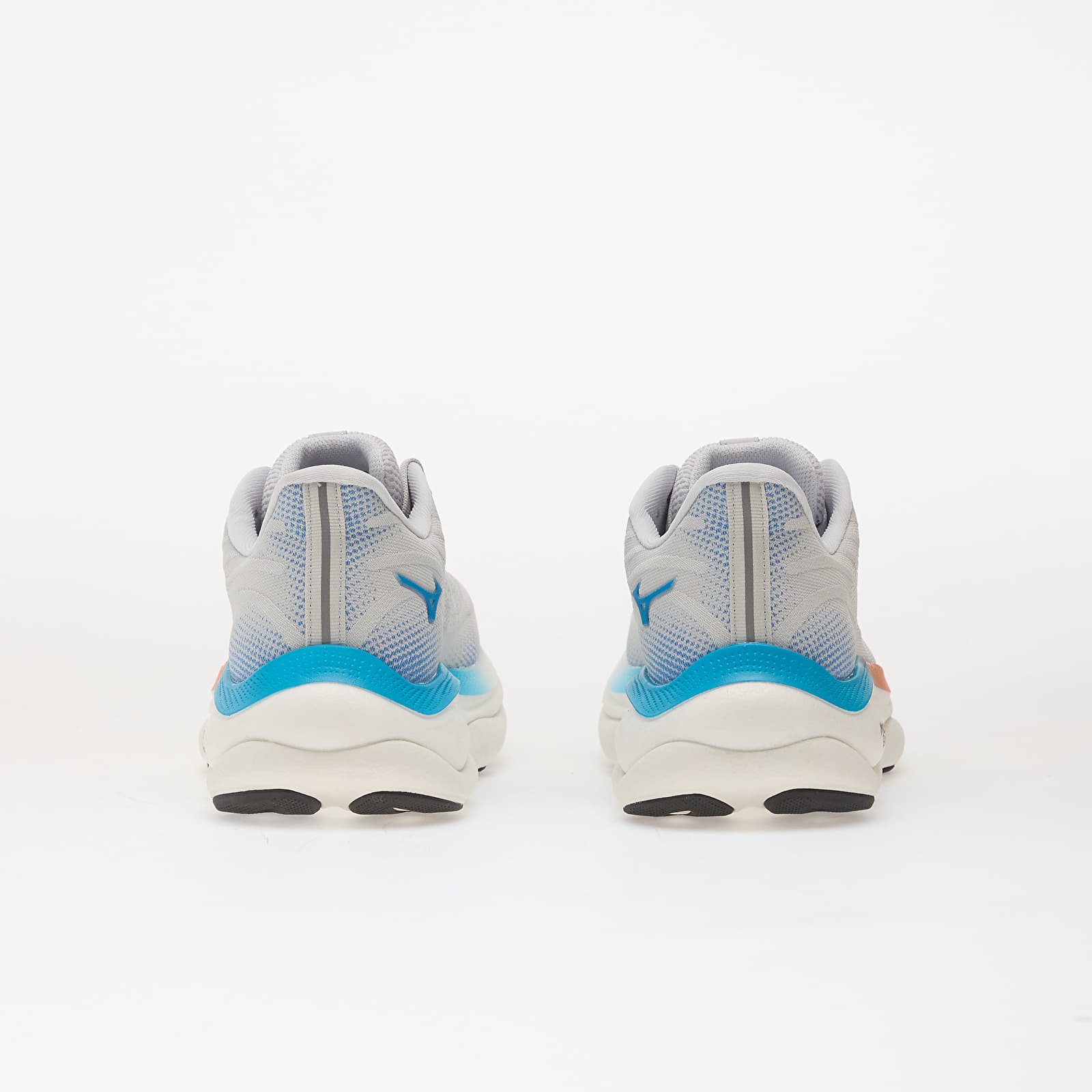 Мужская обувь Mizuno WAVE SKY 9 Cloudscape/ Blue Jewel/ Lava Orange