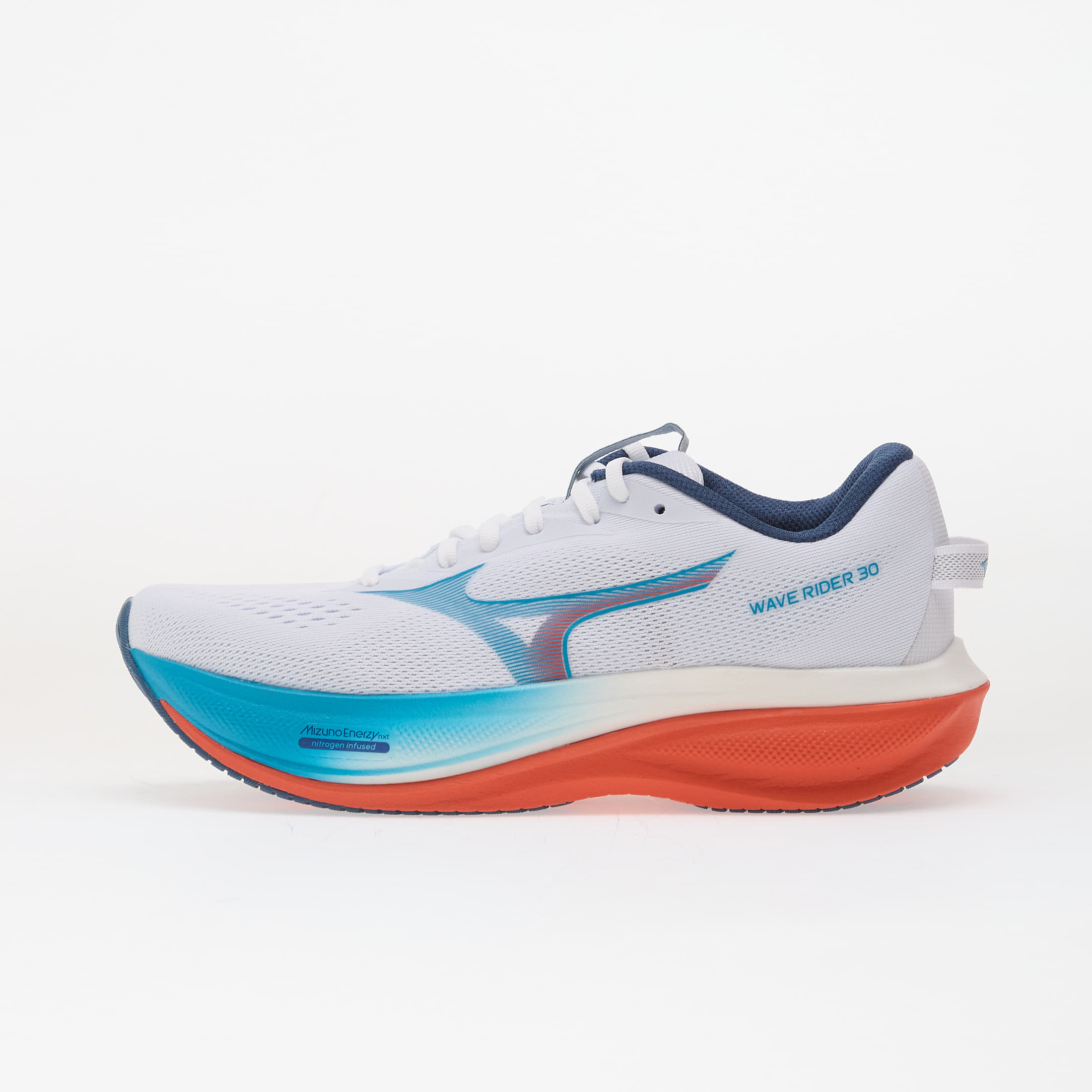 Sneakers Mizuno WAVE RIDER 30 White/ Blue Jewel/ Orange UK 9