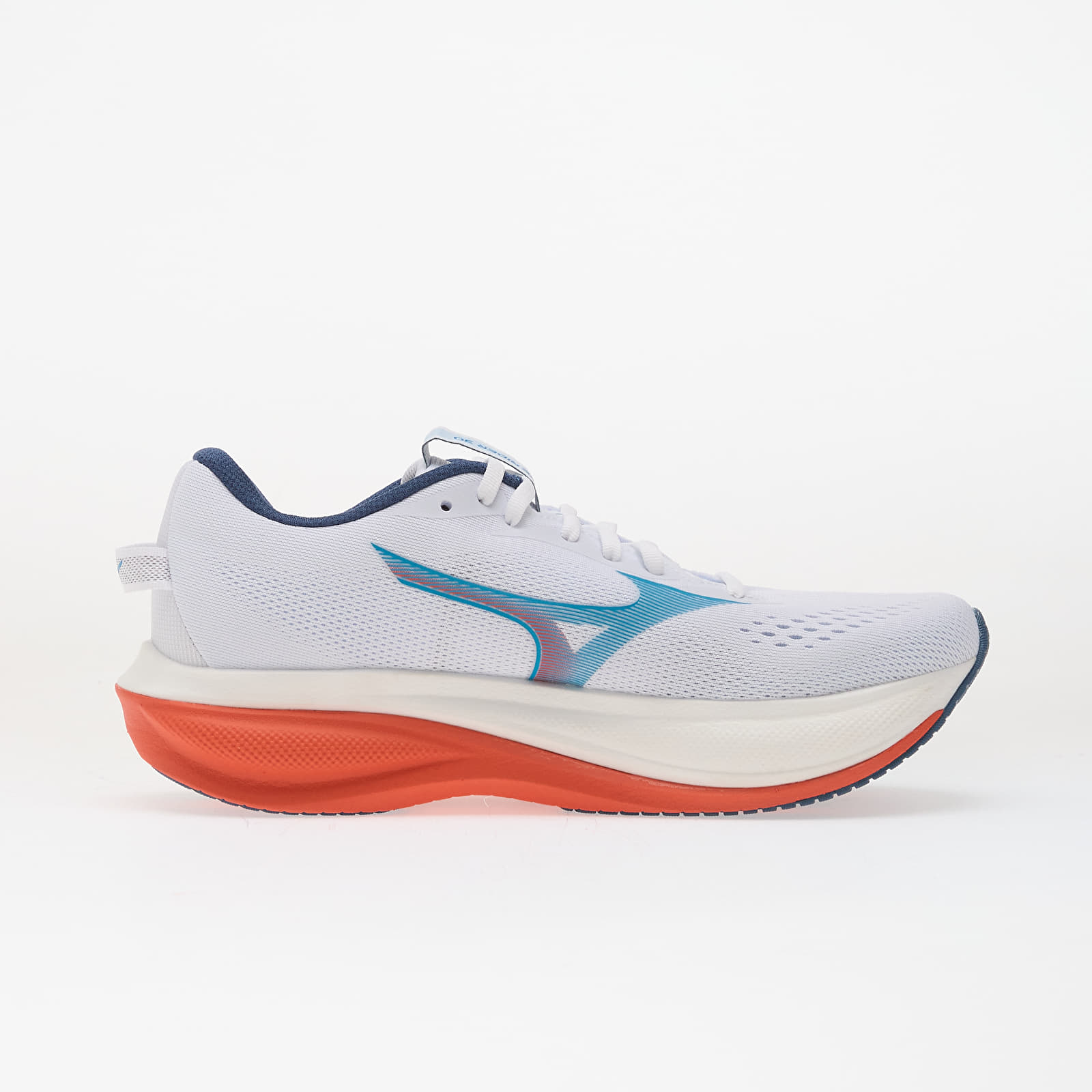 Miesten kengät Mizuno WAVE RIDER 30 White/ Blue Jewel/ Orange