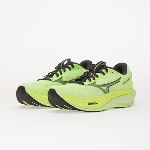 Mizuno WAVE RIDER 30 Lime Pulp/ Black Oyster/ GF White | Footshop