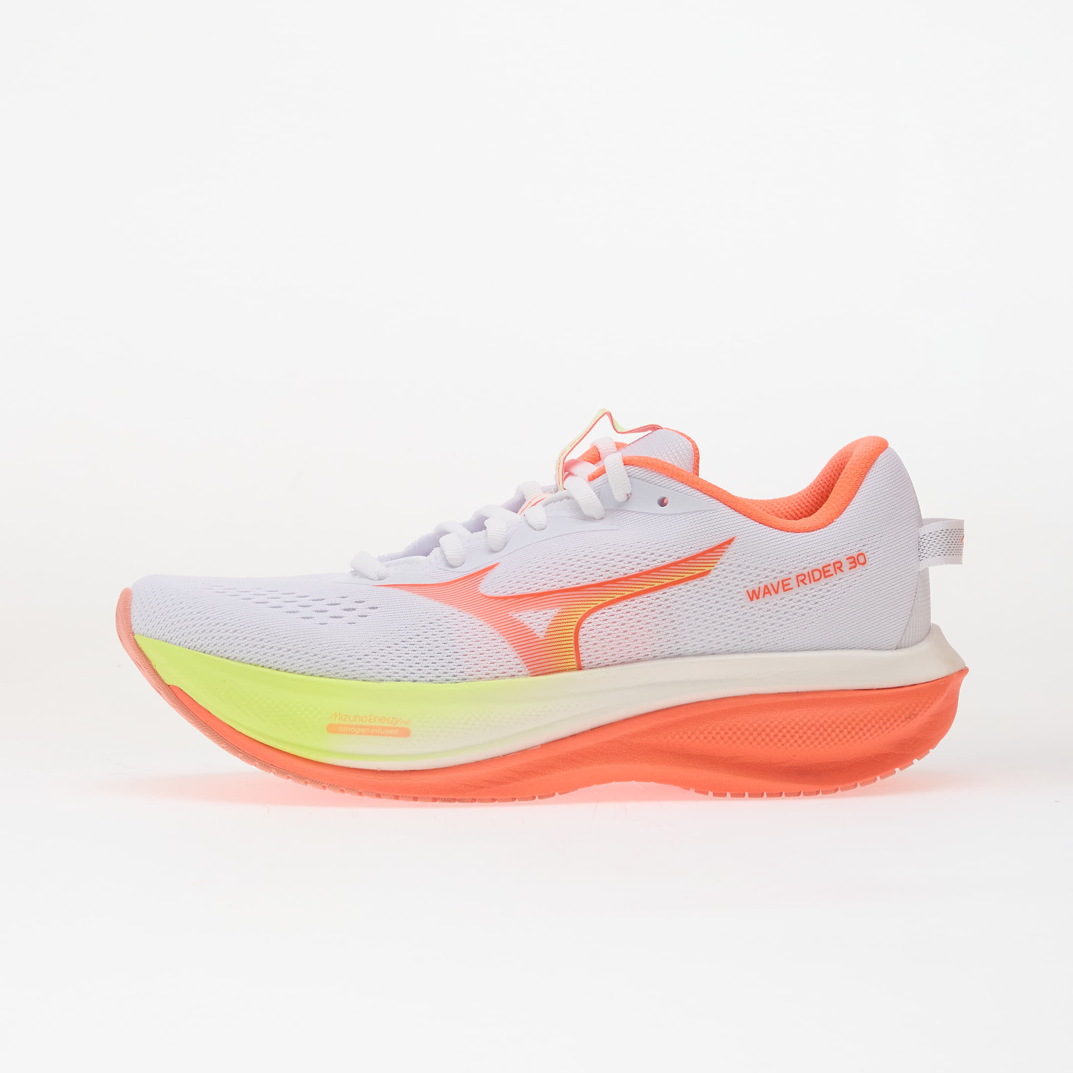 Sneakers Mizuno WAVE RIDER 30 White/ Flamingo Coral/ Lime Pulp EUR 39