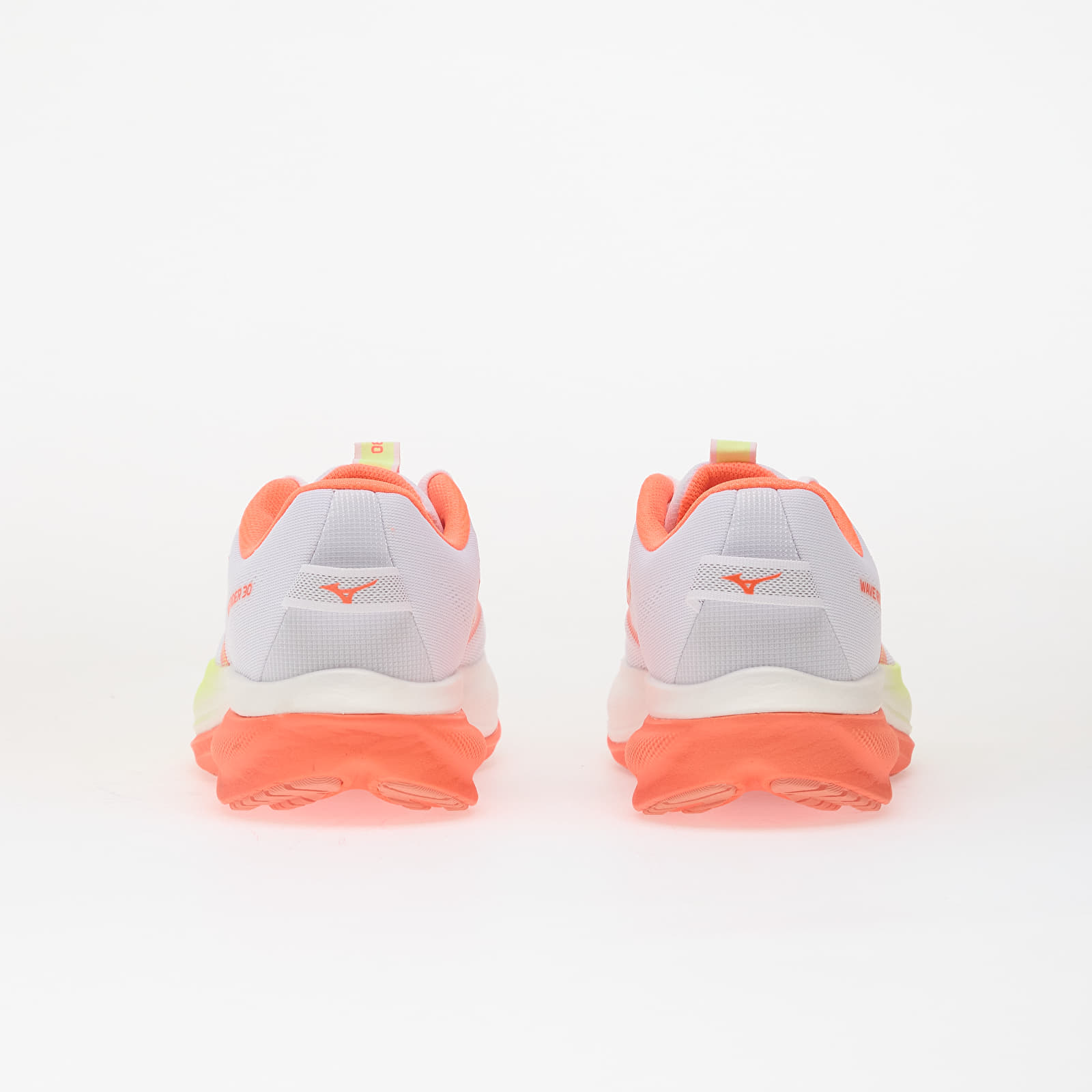 Vīriešu apavi Mizuno WAVE RIDER 30 White/ Flamingo Coral/ Lime Pulp