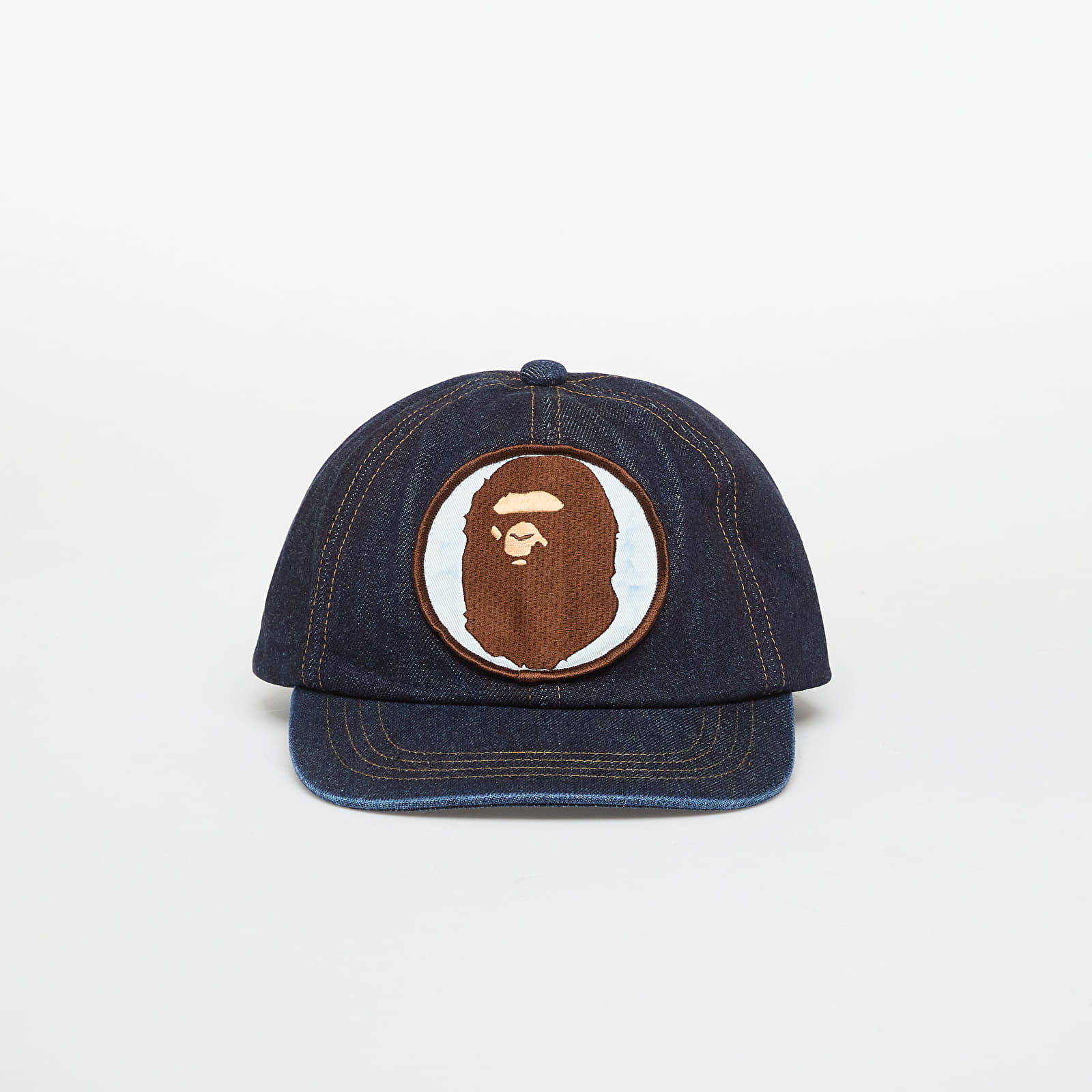 Caps A BATHING APE Washed Denim Cap M Indigo