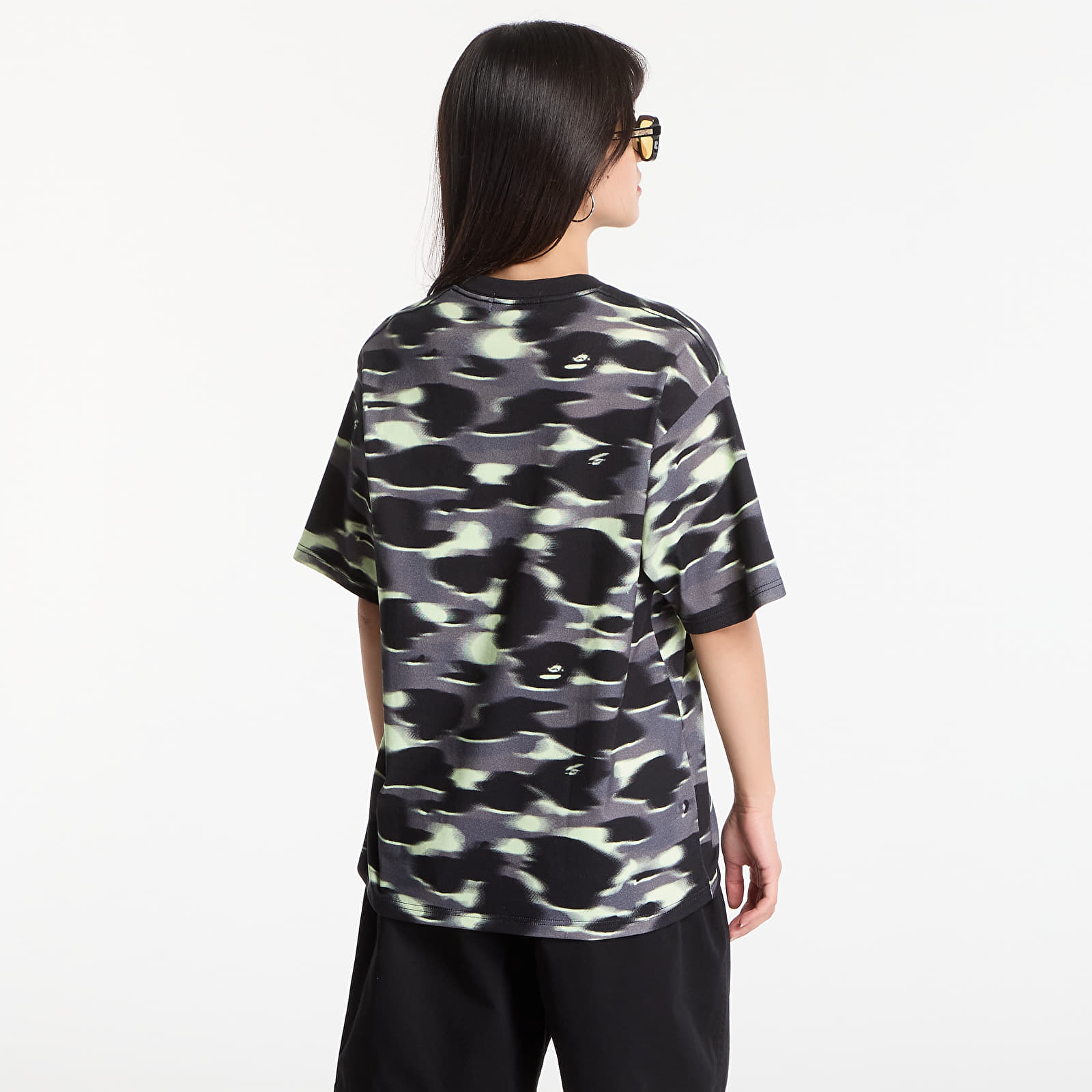 T-shirts A BATHING APE Screen Camo Sta Logo Relaxed Fit Tee Black UNISEX