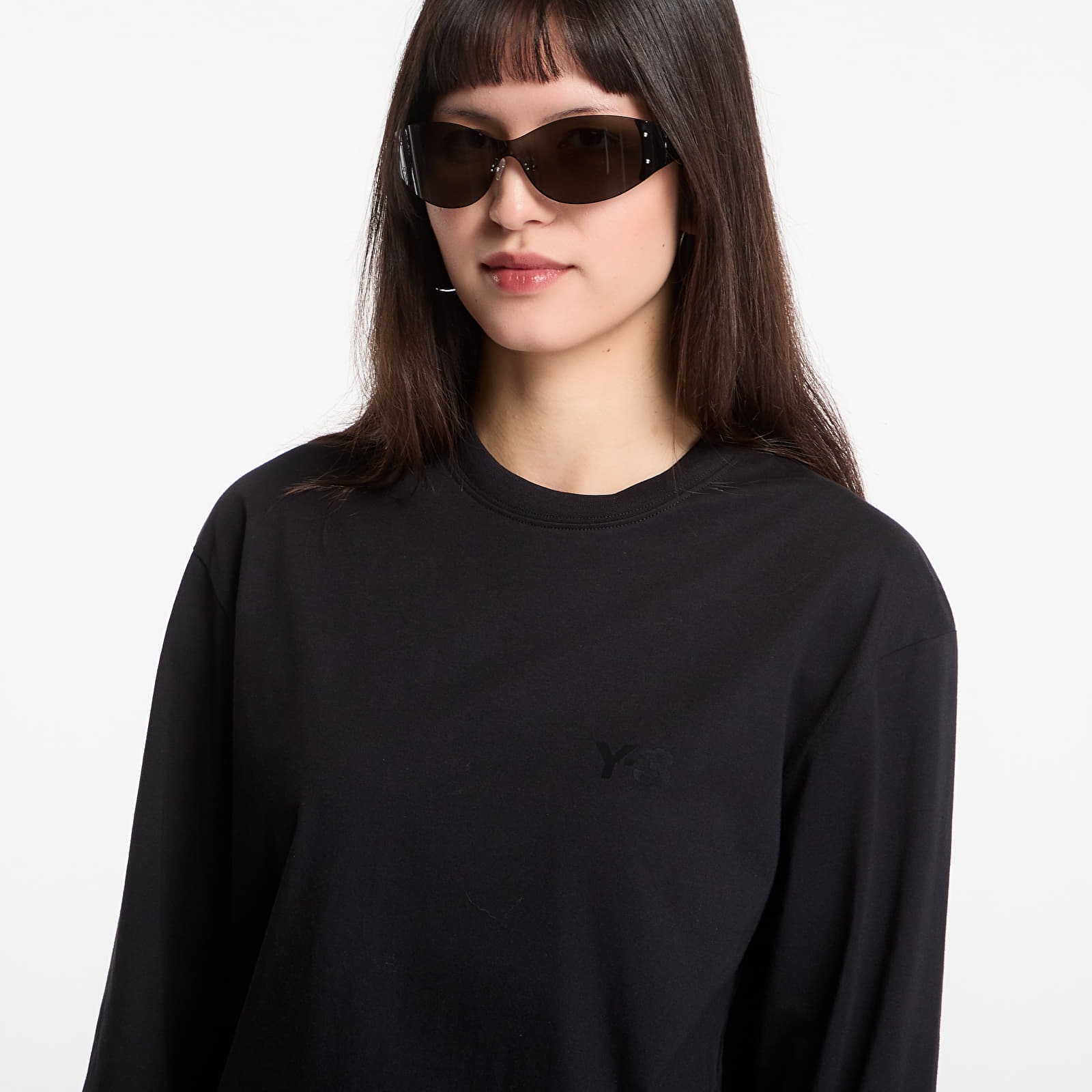 T-shirts Y-3 Logo Long Sleeve Long-Sleeve Top UNISEX Black