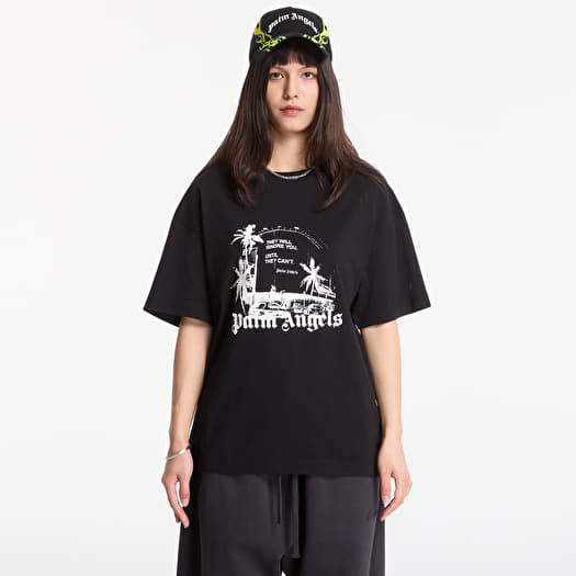 T-Shirt Palm Angels Palm Statement Regular Tee UNISEX Black/ Off White