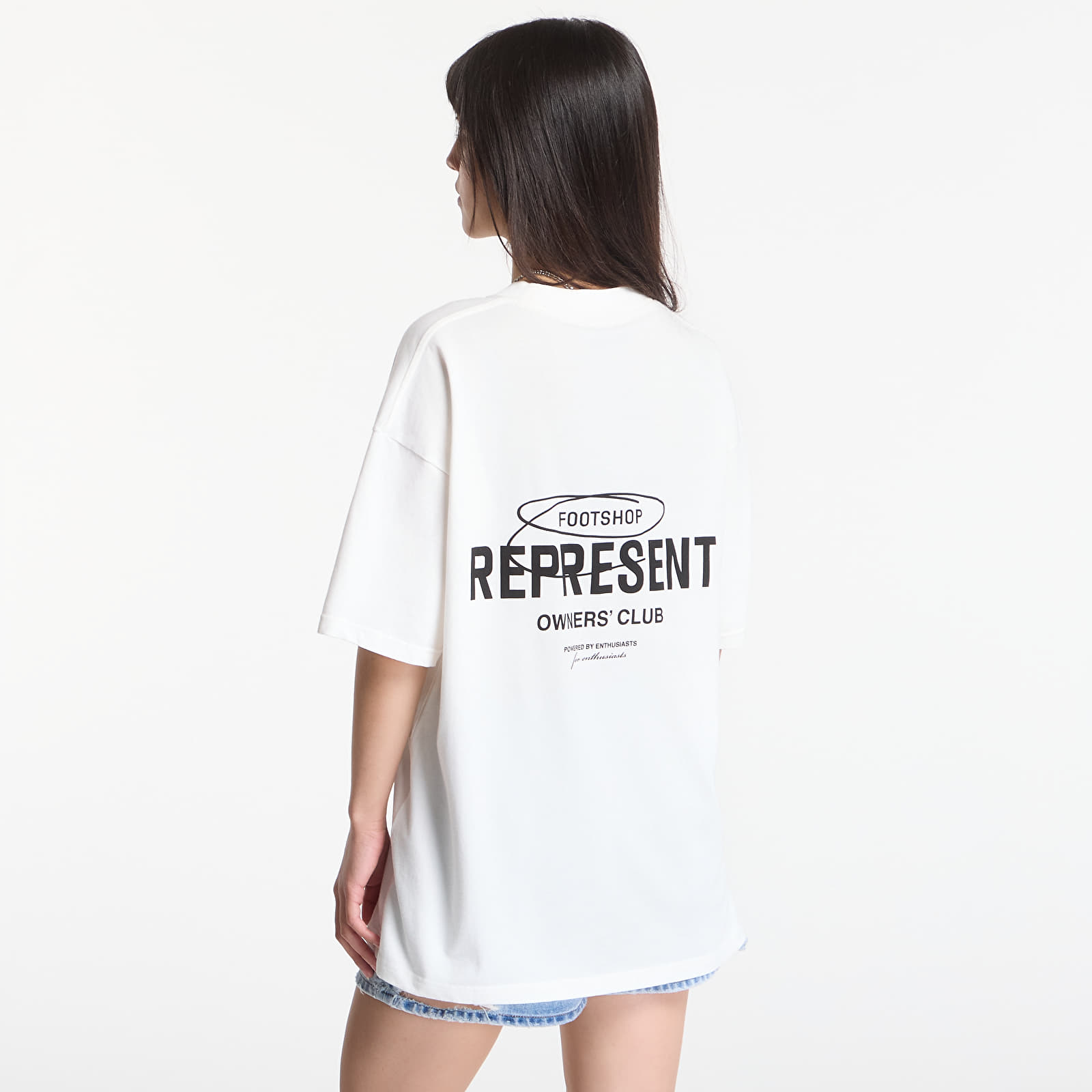 T-shirts Represent x Footshop Owners Club T-Shirt Flat White