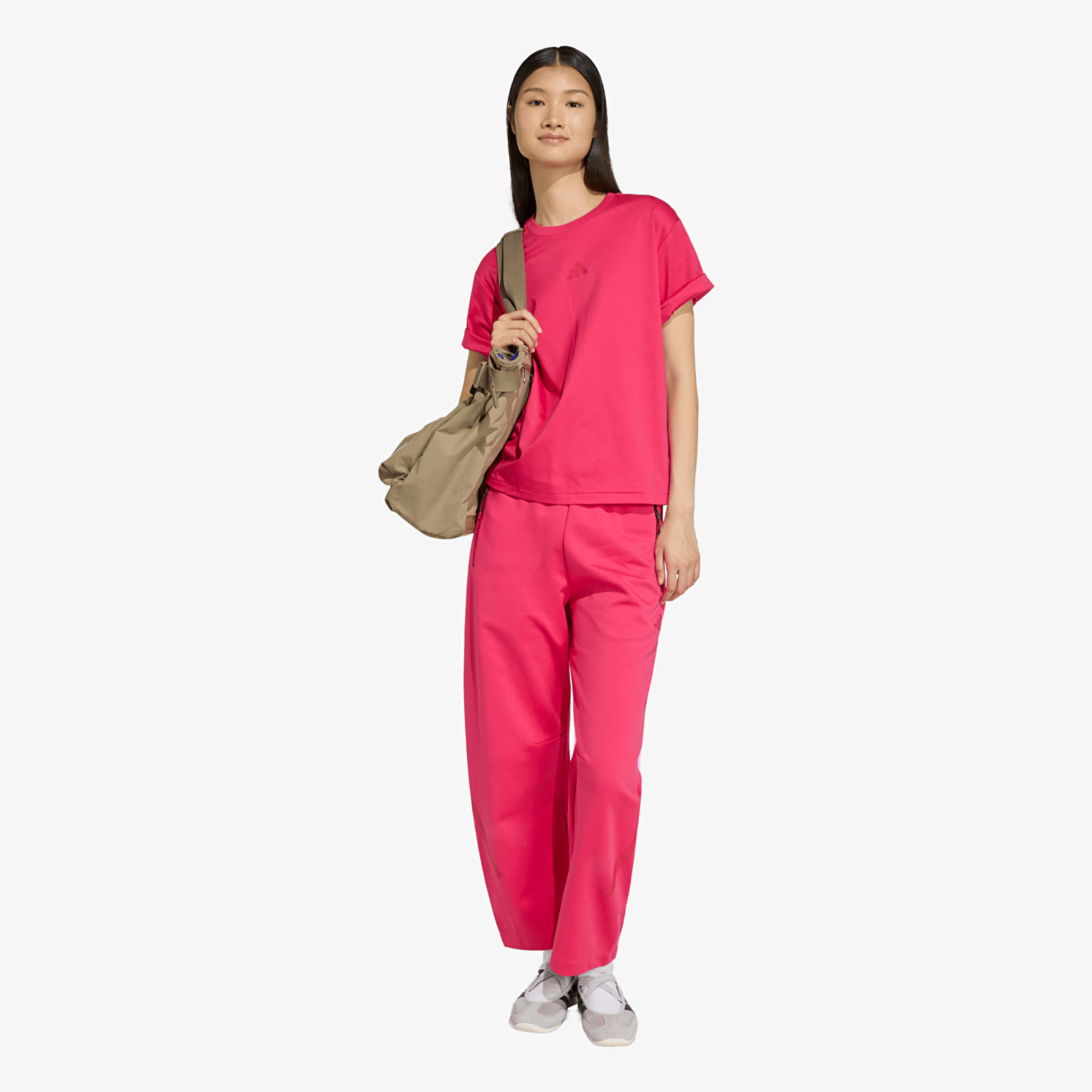 Γυναικείες φόρμες adidas Z.N.E. Open Hem Pants Power Pink
