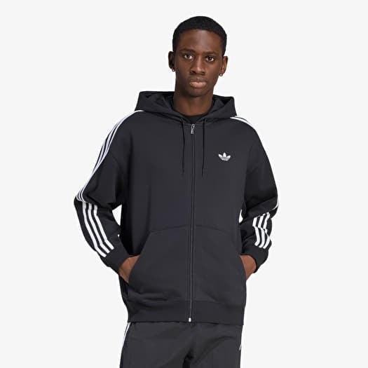 Sweatshirt adidas Adicolor Oversize Full-Zip Hoodie Black