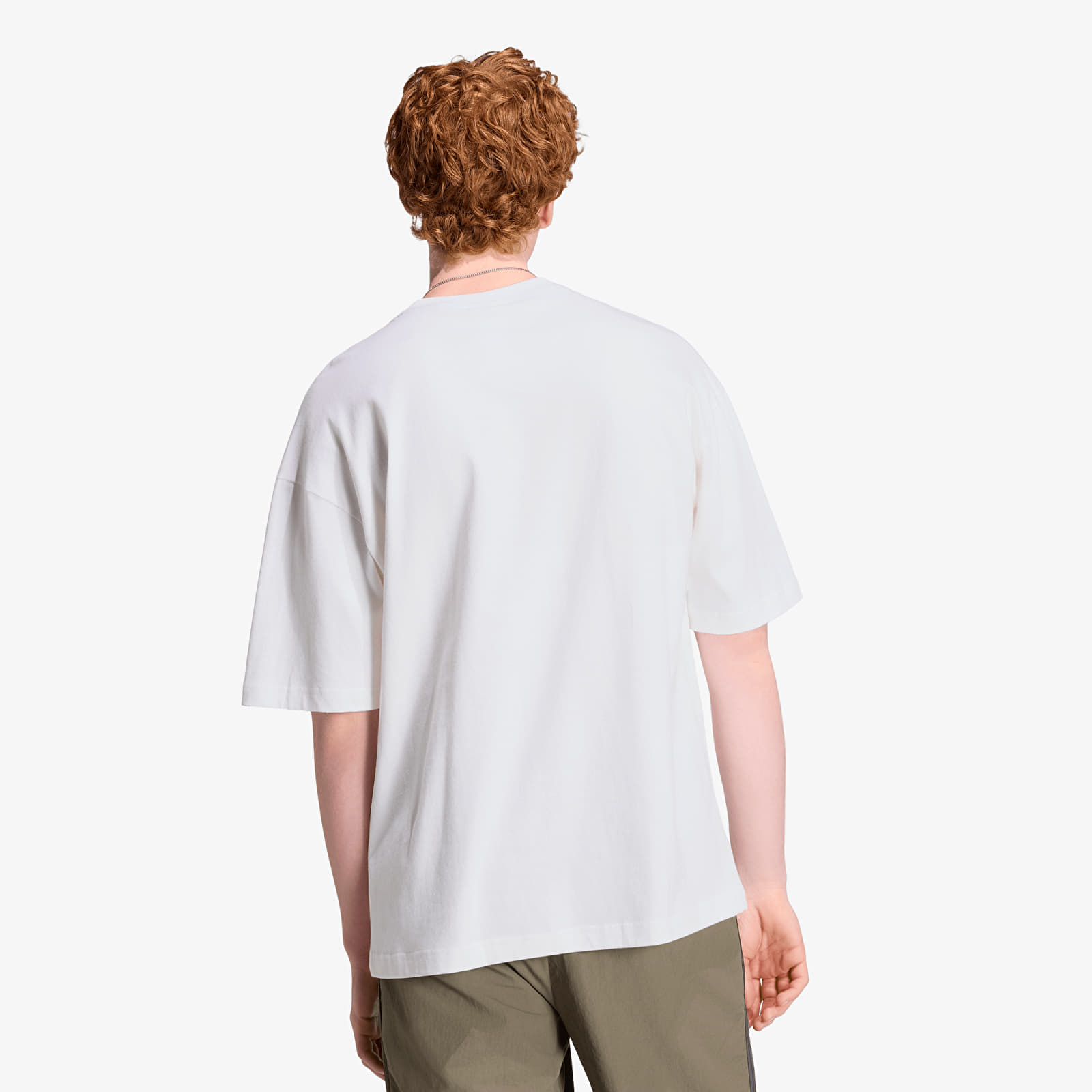 T-shirts de homem adidas Camo Tee Tongue Label White