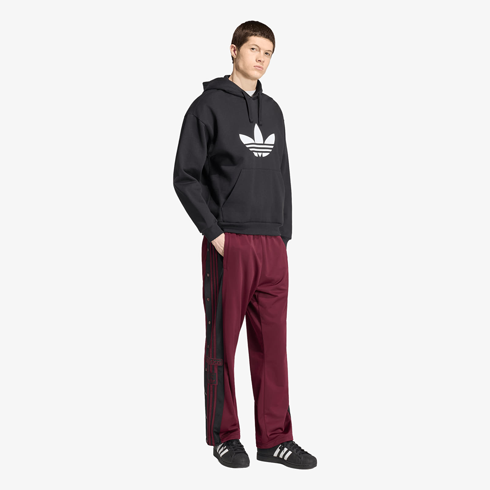 Vīriešu treniņbikses adidas Adibreak Classic Track Pants Maroon