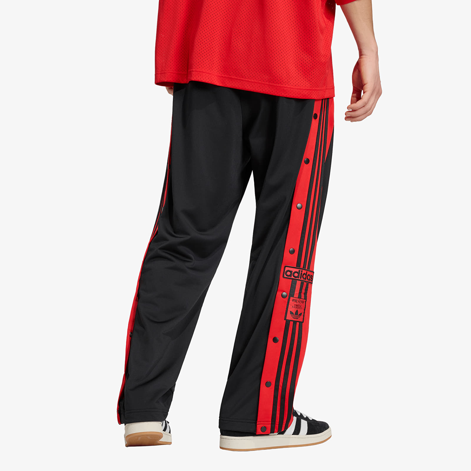 Men's sweatpants adidas Adibreak Classic Track Pants Black/ Vivid Red