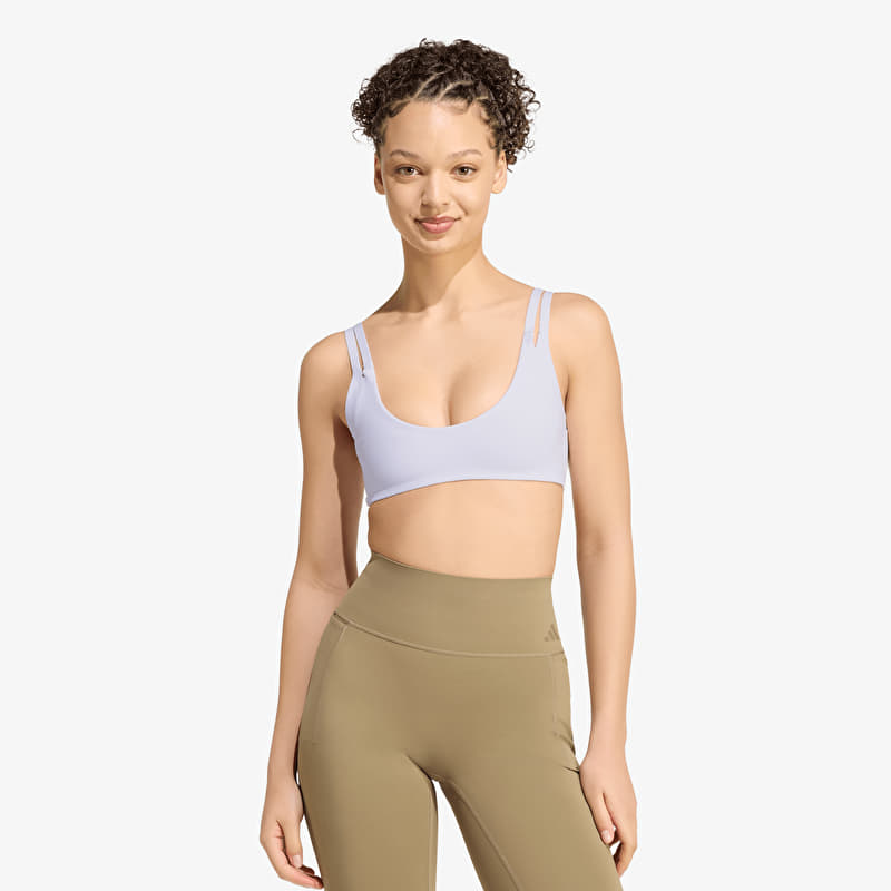 Podprsenka adidas Optimé Workout Reversible Twist Light Support Bra Frozen Purple