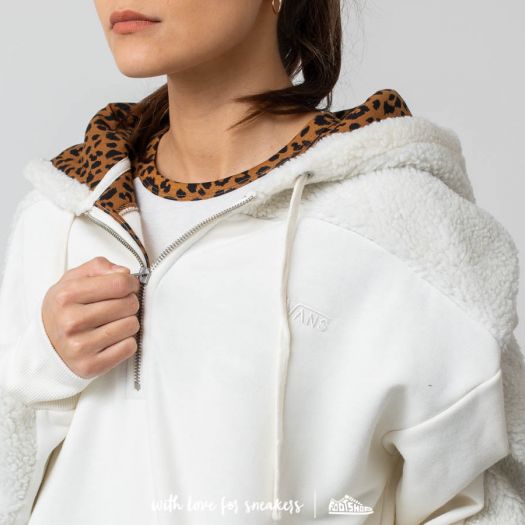 Hoodies and sweatshirts Vans Bopper Half Zip Pullover Hoodie Marshmallow Footshop