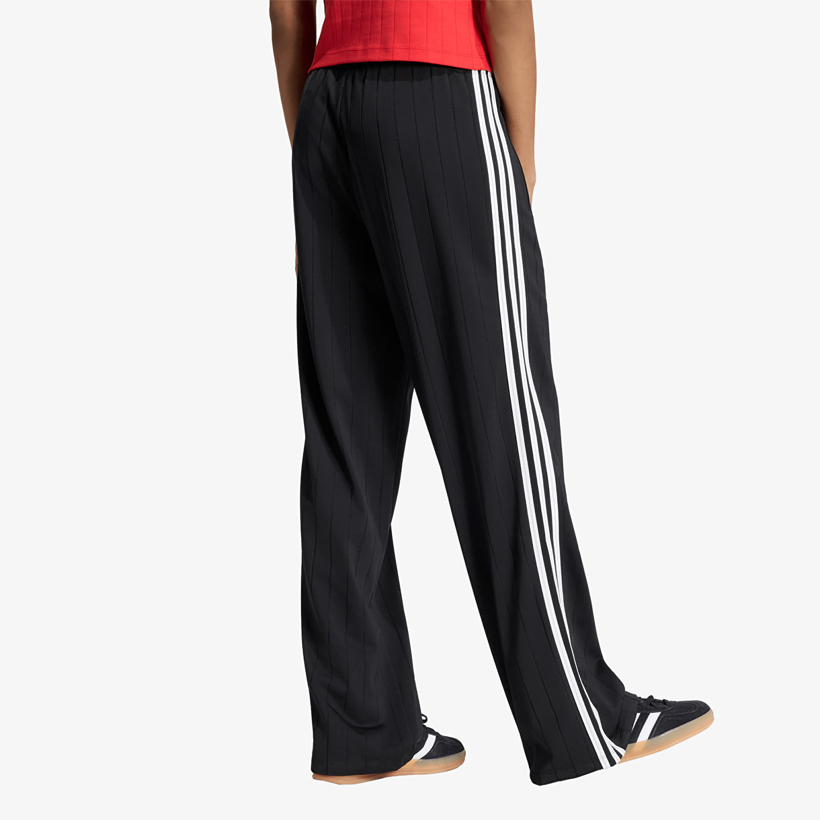Жіночі штани adidas Pinstripe Firebird Loose Trackpant Black/ White/ Grey Two