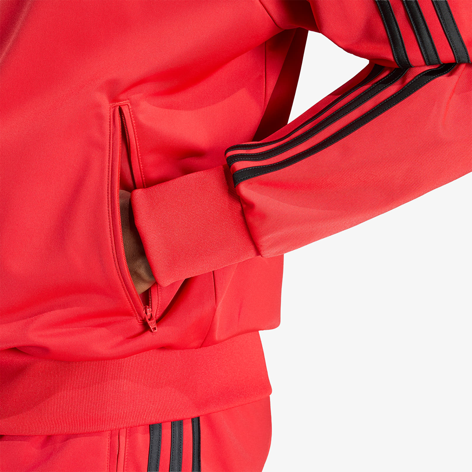 Hoodies voor heren adidas Firebird Track Jacket Vivid Red
