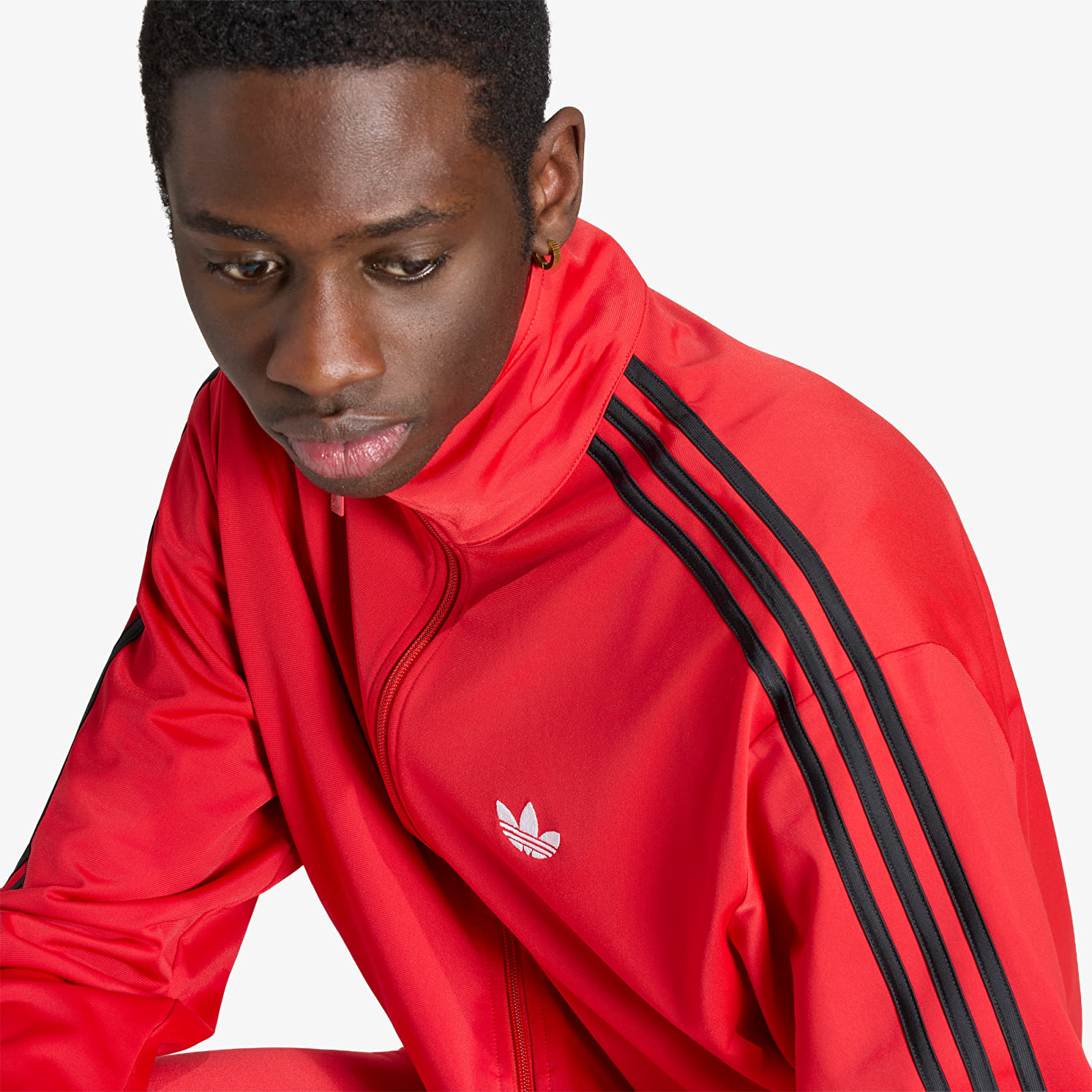 Hoodies voor heren adidas Firebird Track Jacket Vivid Red