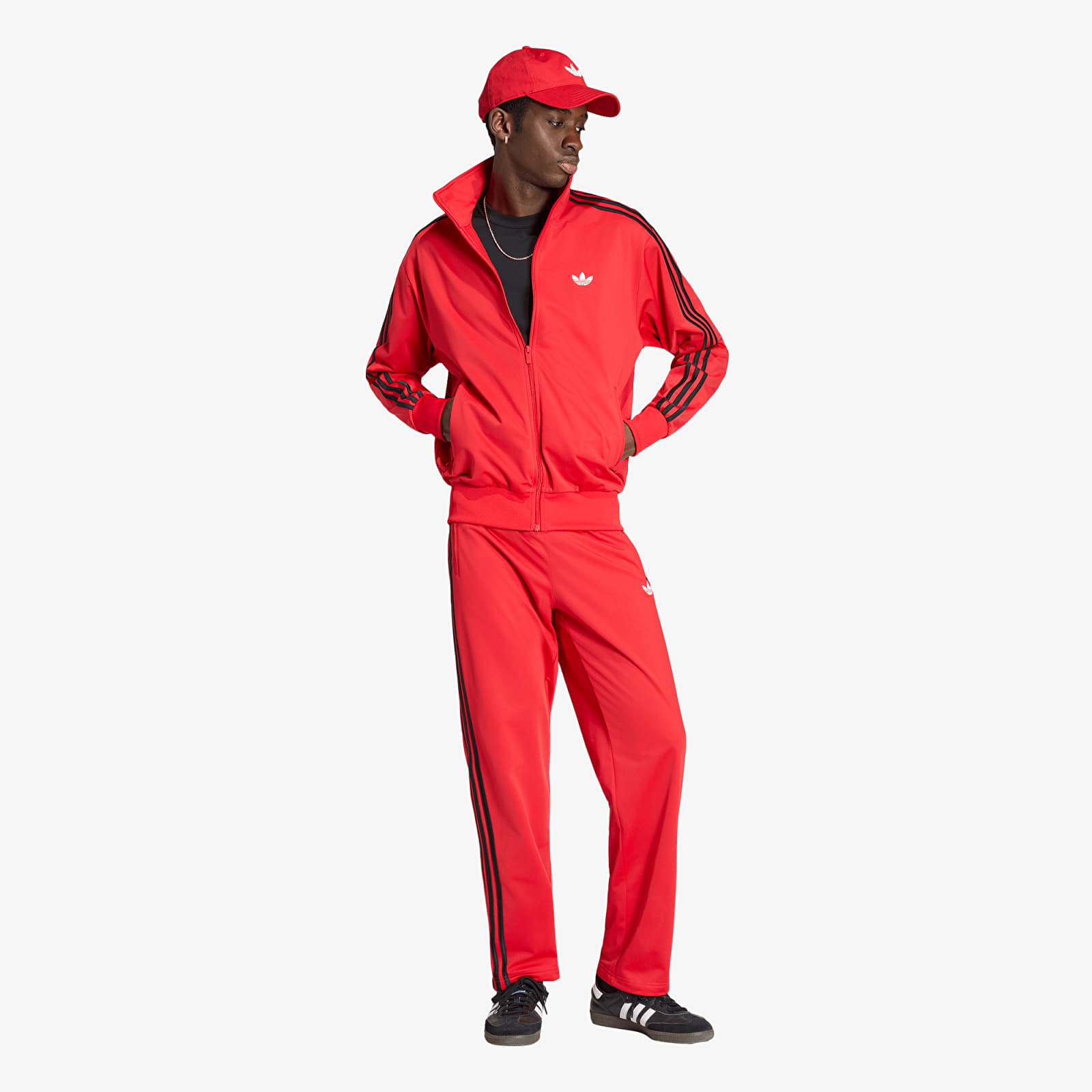 Hoodies voor heren adidas Firebird Track Jacket Vivid Red
