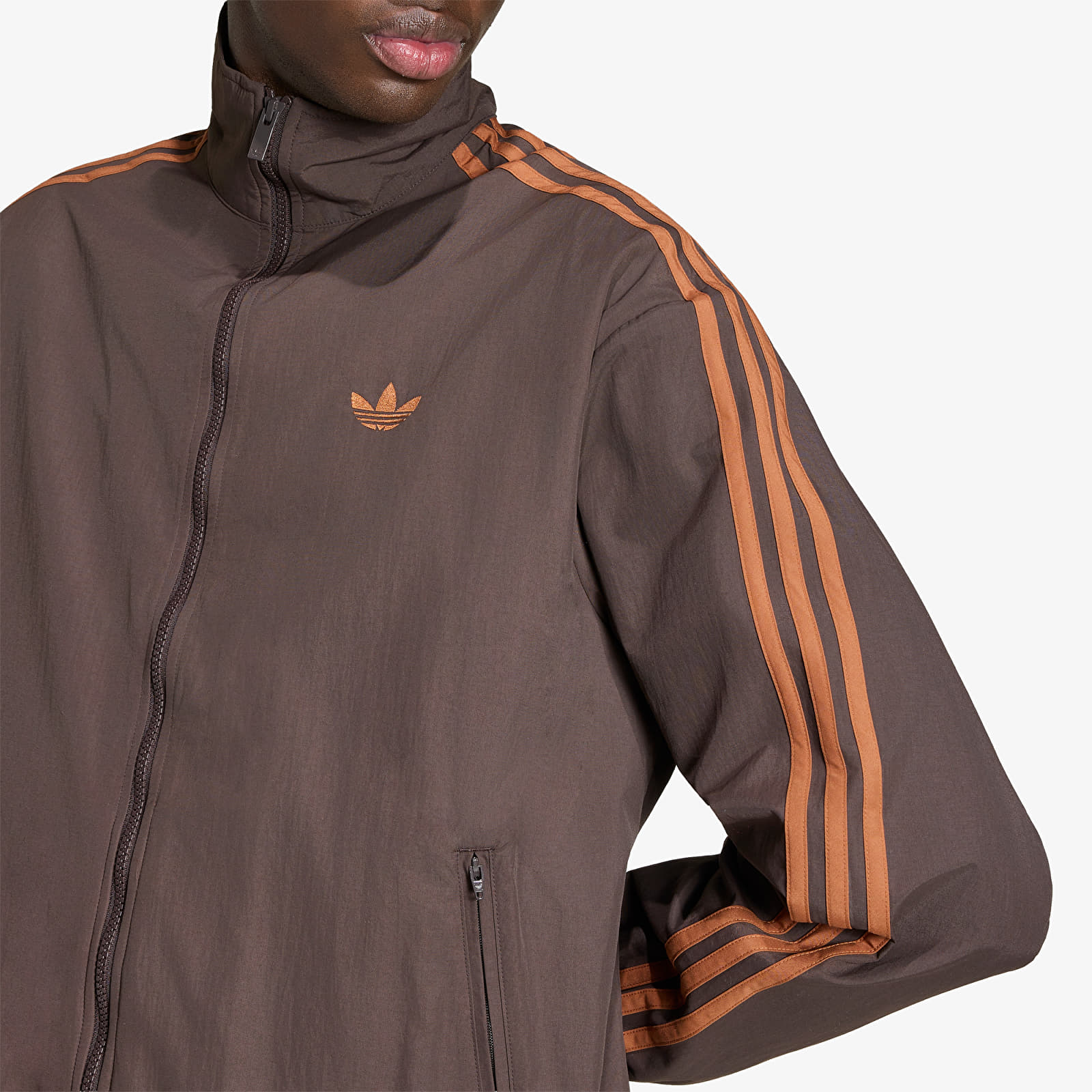 Men's jackets adidas Firebird Woven Track Top Aurora Coffee