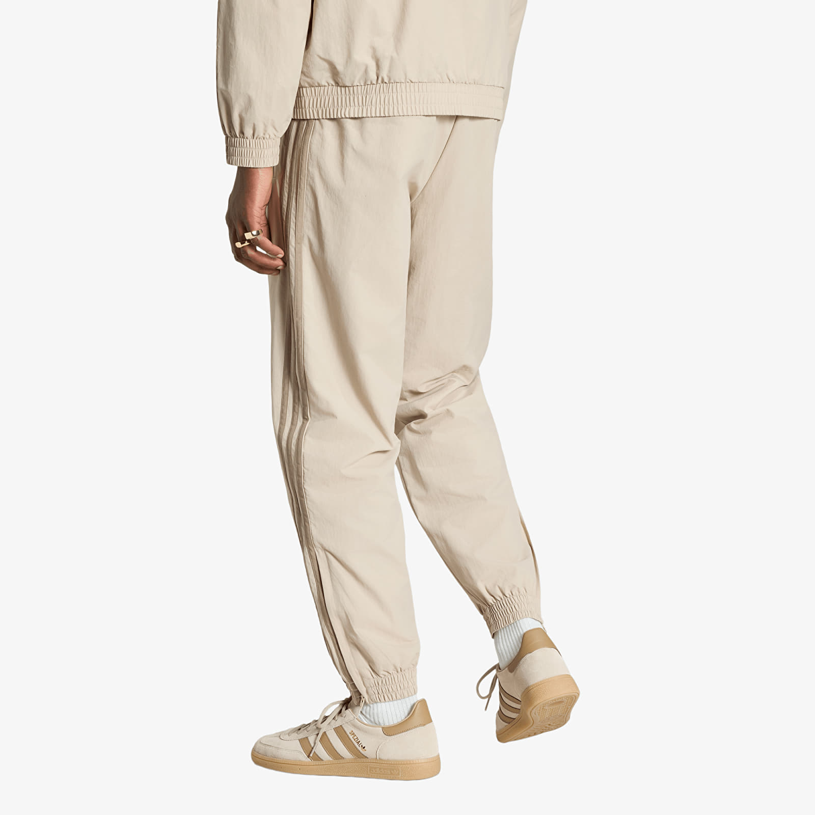 Men's sweatpants adidas Firebird Woven Pants UNISEX Khaki Three