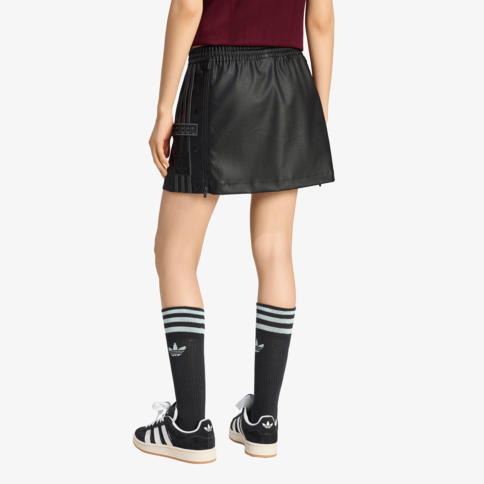 Women's skirts adidas Pleather Adibreak Skirt Black/ Utility Black