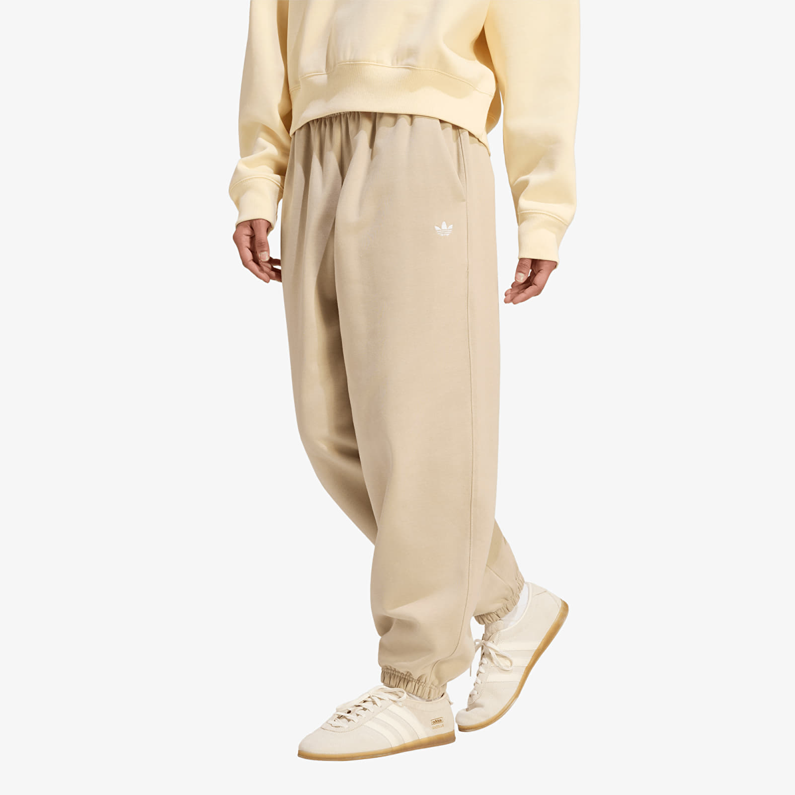 Women's sweatpants adidas Essentials Loose Fleece Joggers Khaki Three