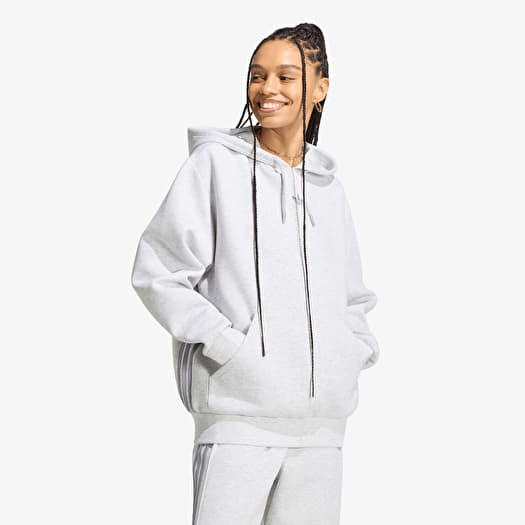 Толстовка adidas Spacer Hoodie Light Grey Heather/ Reflective Silver/ Lgh Solid Grey