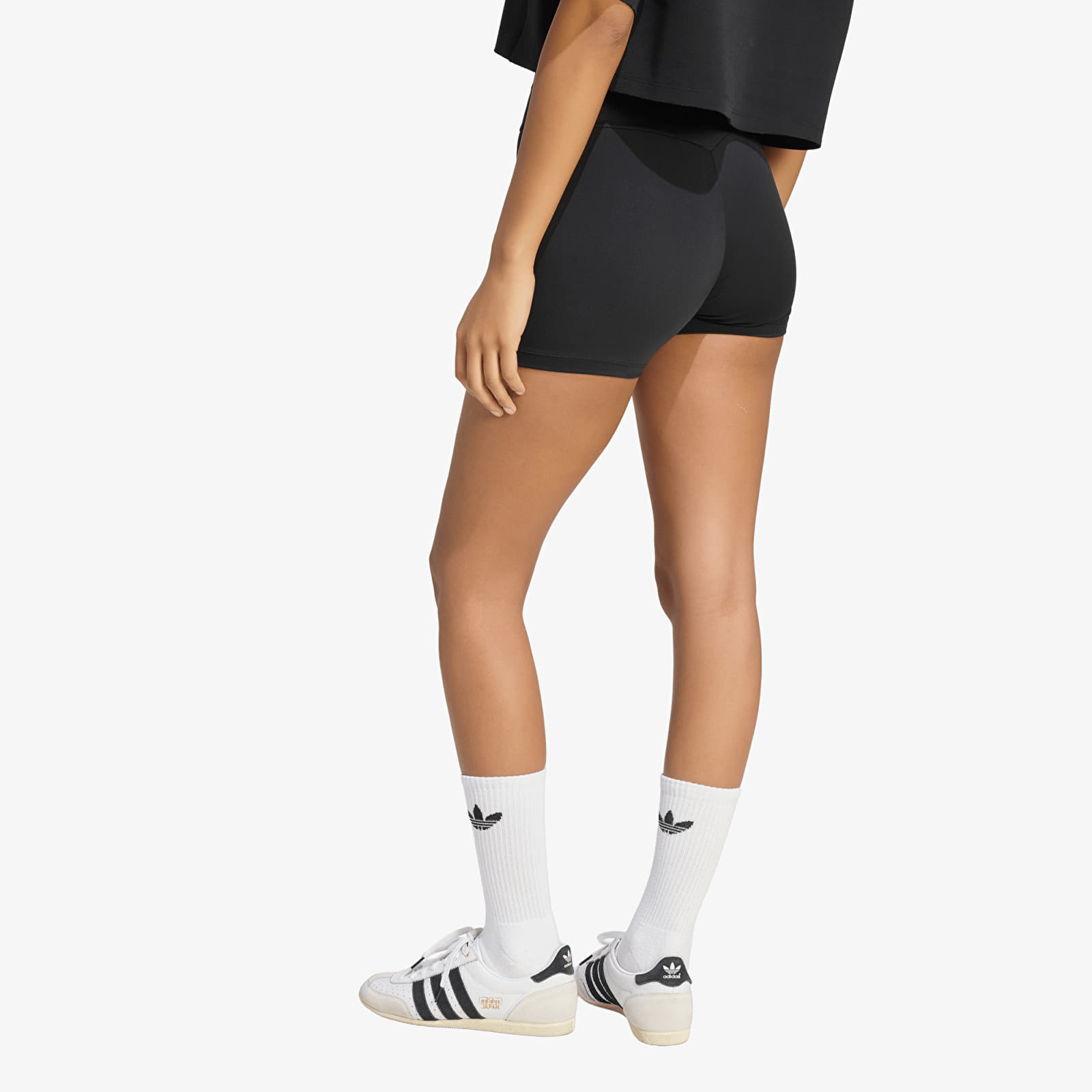 Women's shorts adidas Essentials Polyester Shorts Black