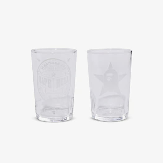 A BATHING APE Bape Mini Glass Set Clear