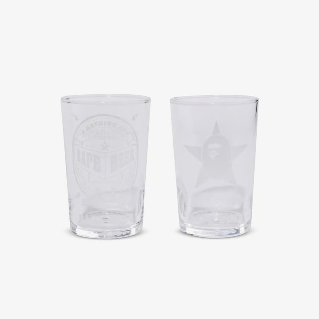Other accessories A BATHING APE Bape Mini Glass Set Clear