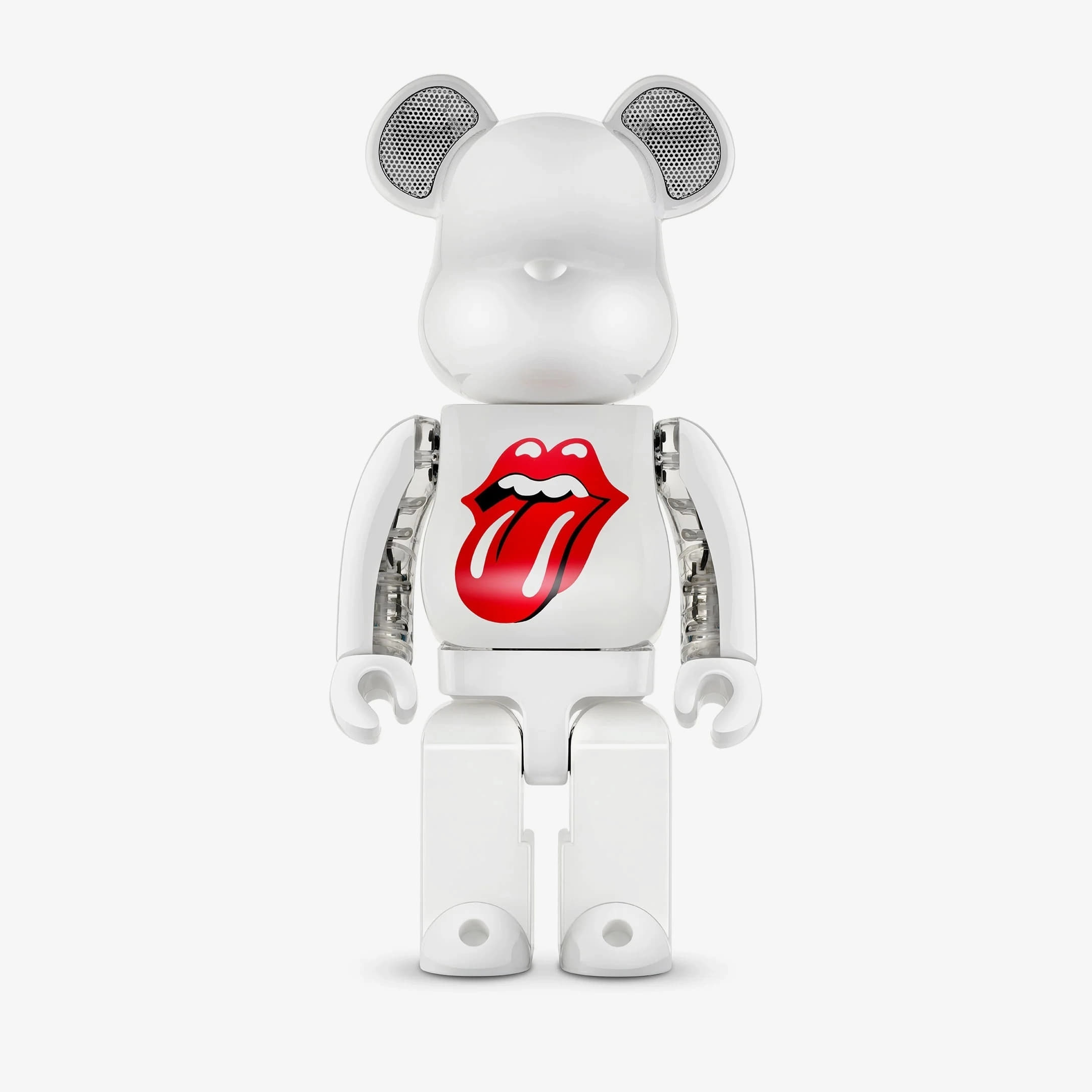 Medicom Toy x The Rolling Stones BE@RBRICK Audio 400% White Universal