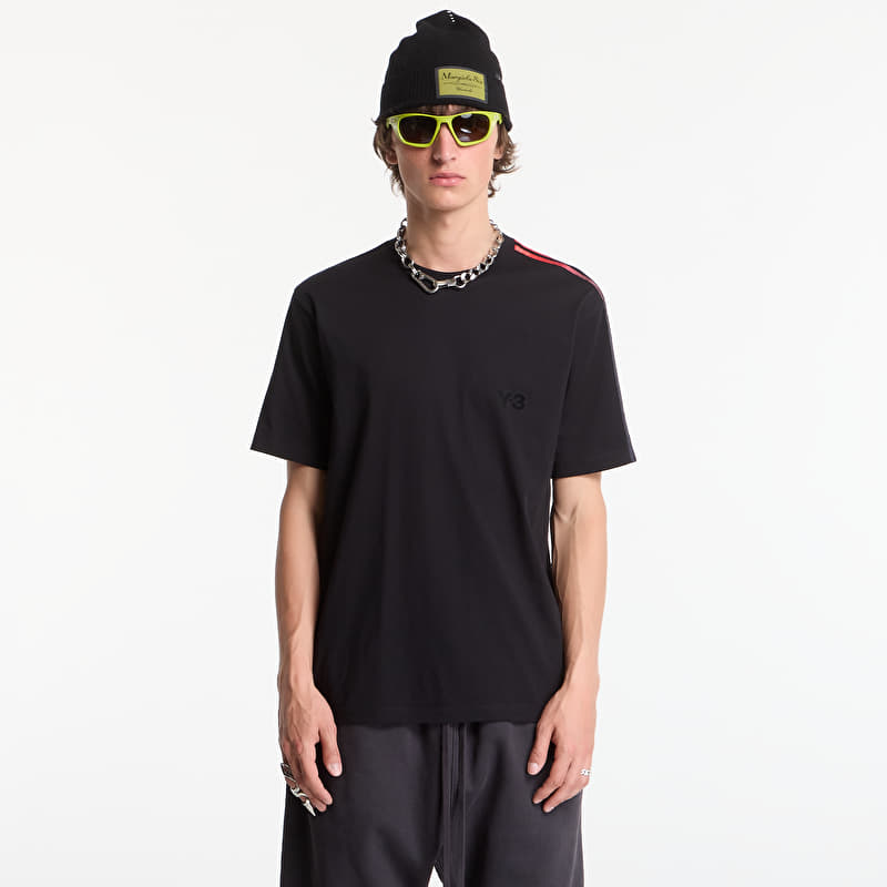 Y-3 Gradient Stripes Short Sleeve T-Shirt Black