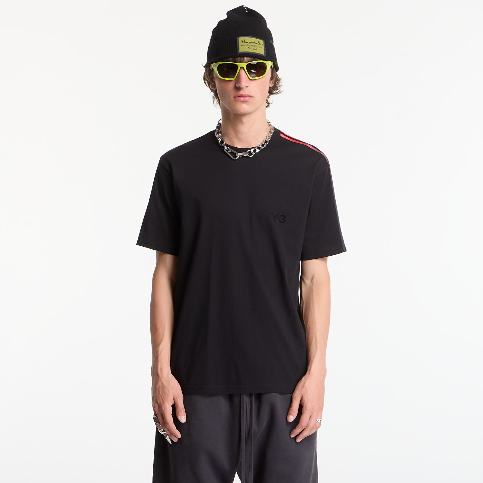 T-shirts Y-3 Gradient Stripes Short Sleeve T-Shirt Black