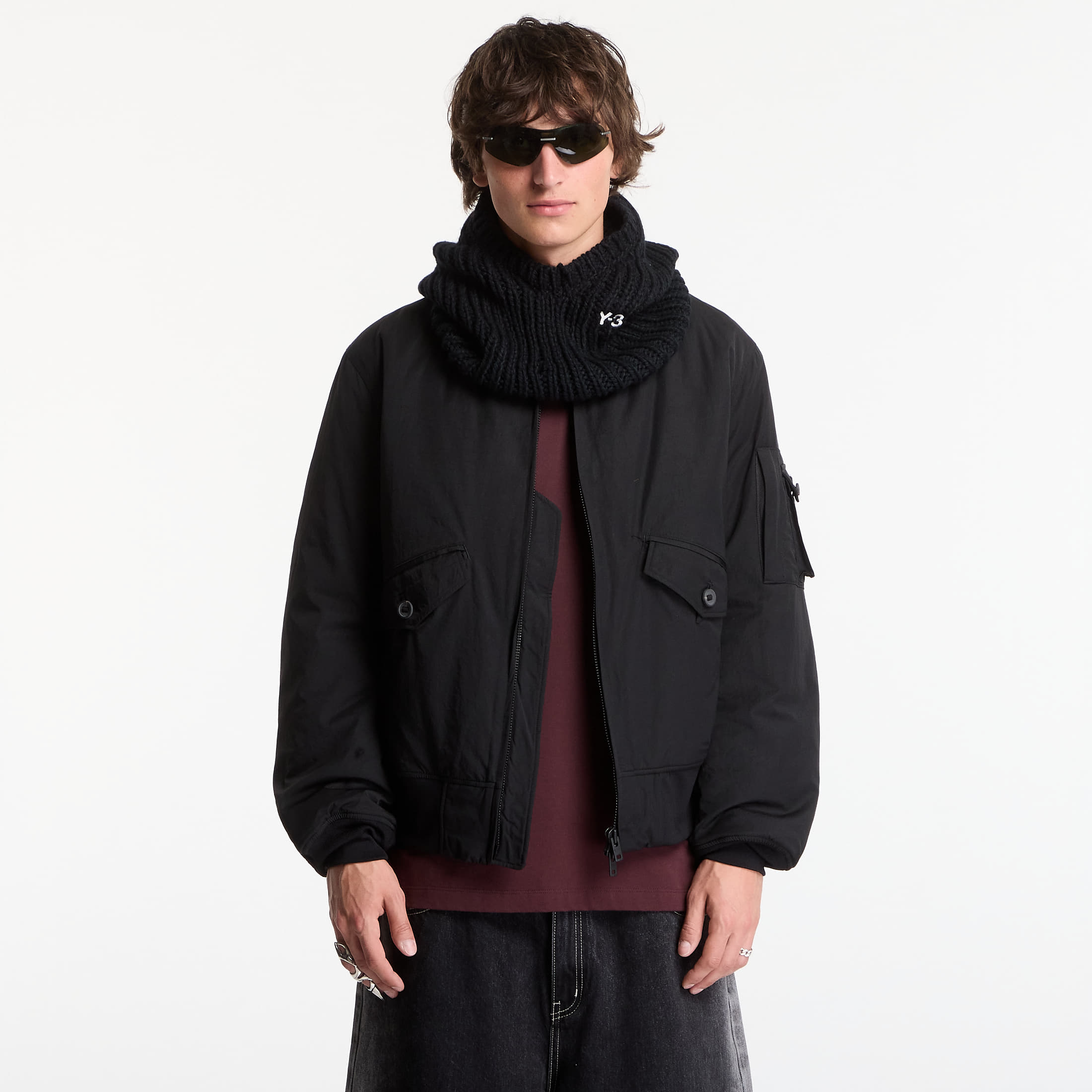 Bomber Y-3 Nylon Bomber Jacket UNISEX Black M