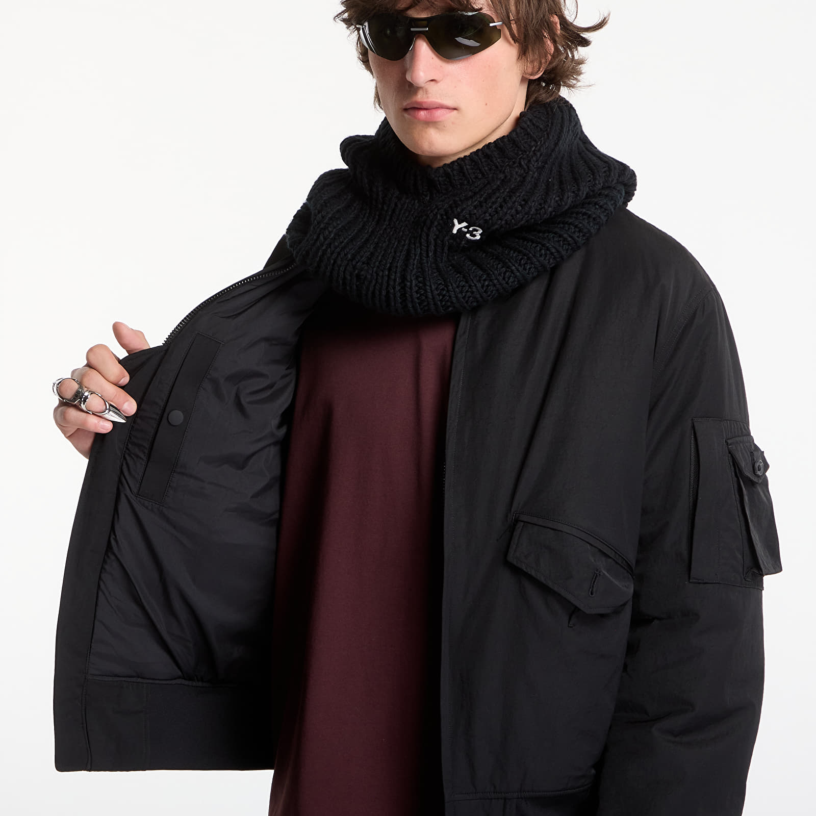 Bomber Jackets Y-3 Nylon Bomber Jacket UNISEX Black
