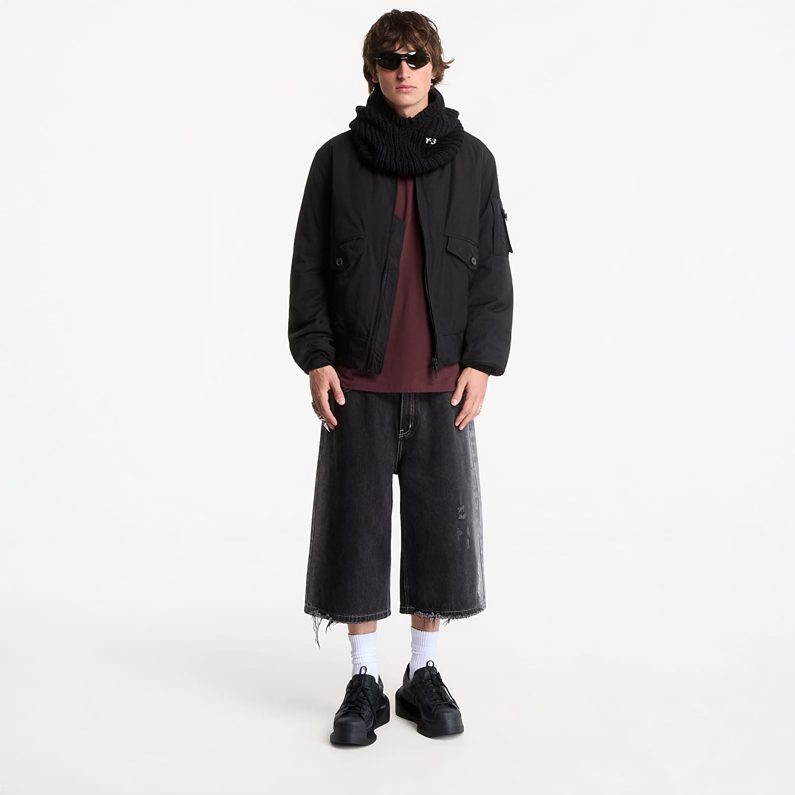 Bomber Jackets Y-3 Nylon Bomber Jacket UNISEX Black