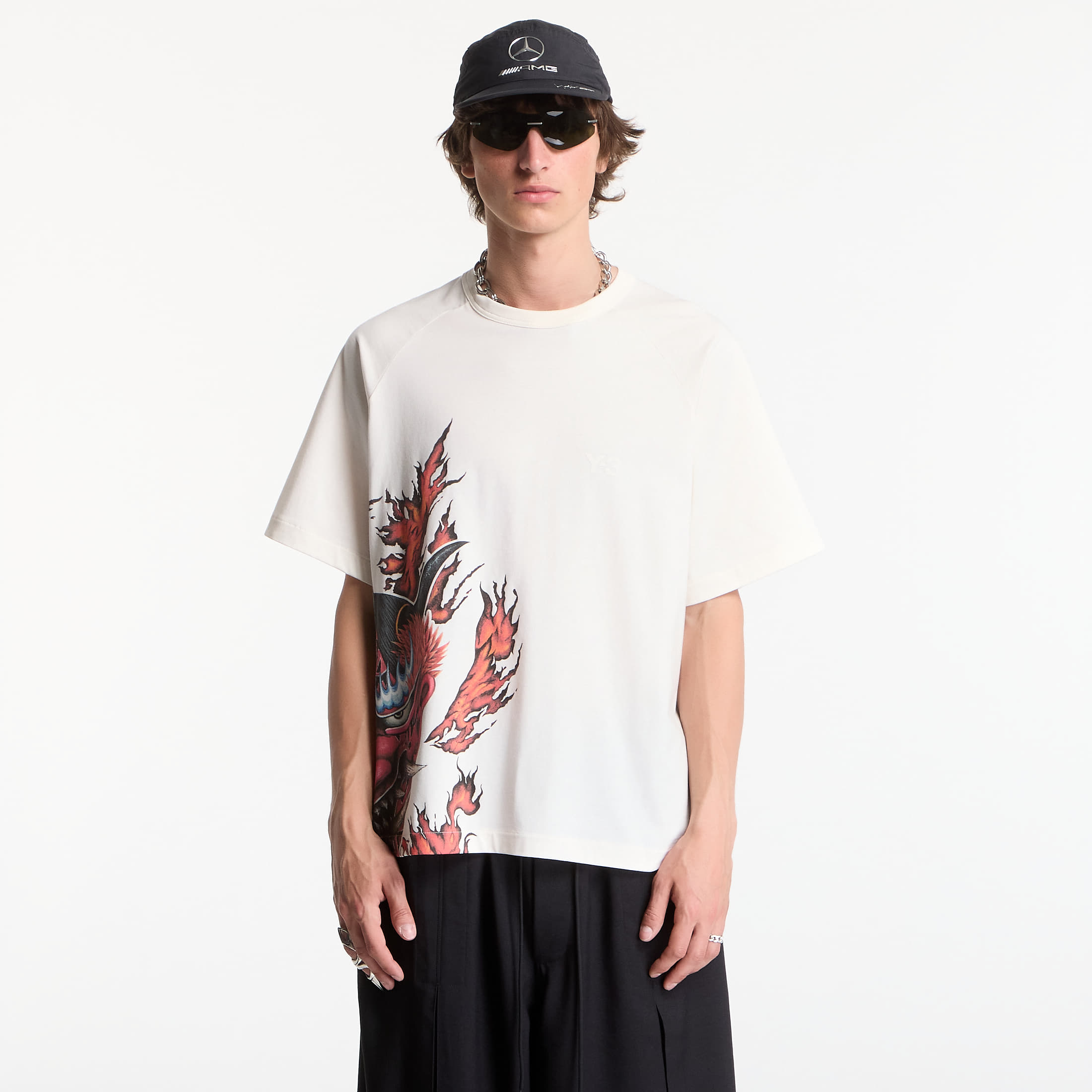 T-shirt Y-3 Graphic Short Sleeve T-Shirt Chalk White M